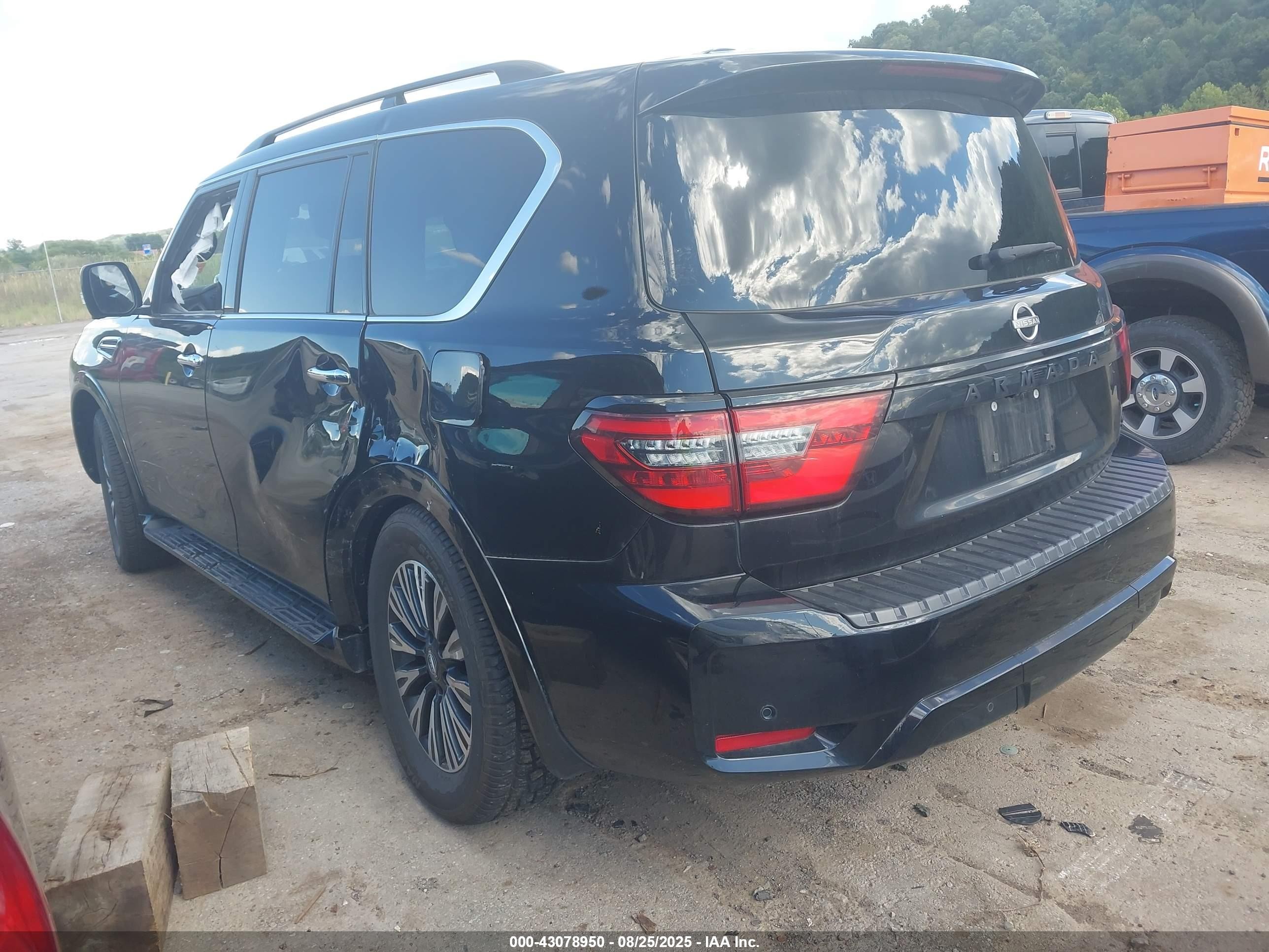 2023 Nissan Armada Sl 4wd Black vin: JN8AY2BB3P9832658