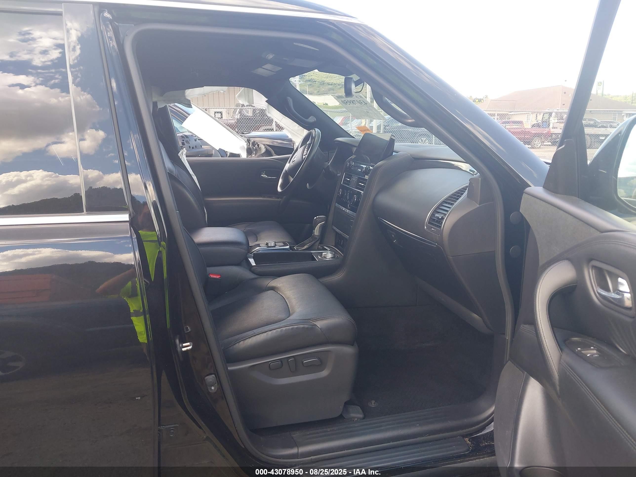 2023 Nissan Armada Sl 4wd Black vin: JN8AY2BB3P9832658