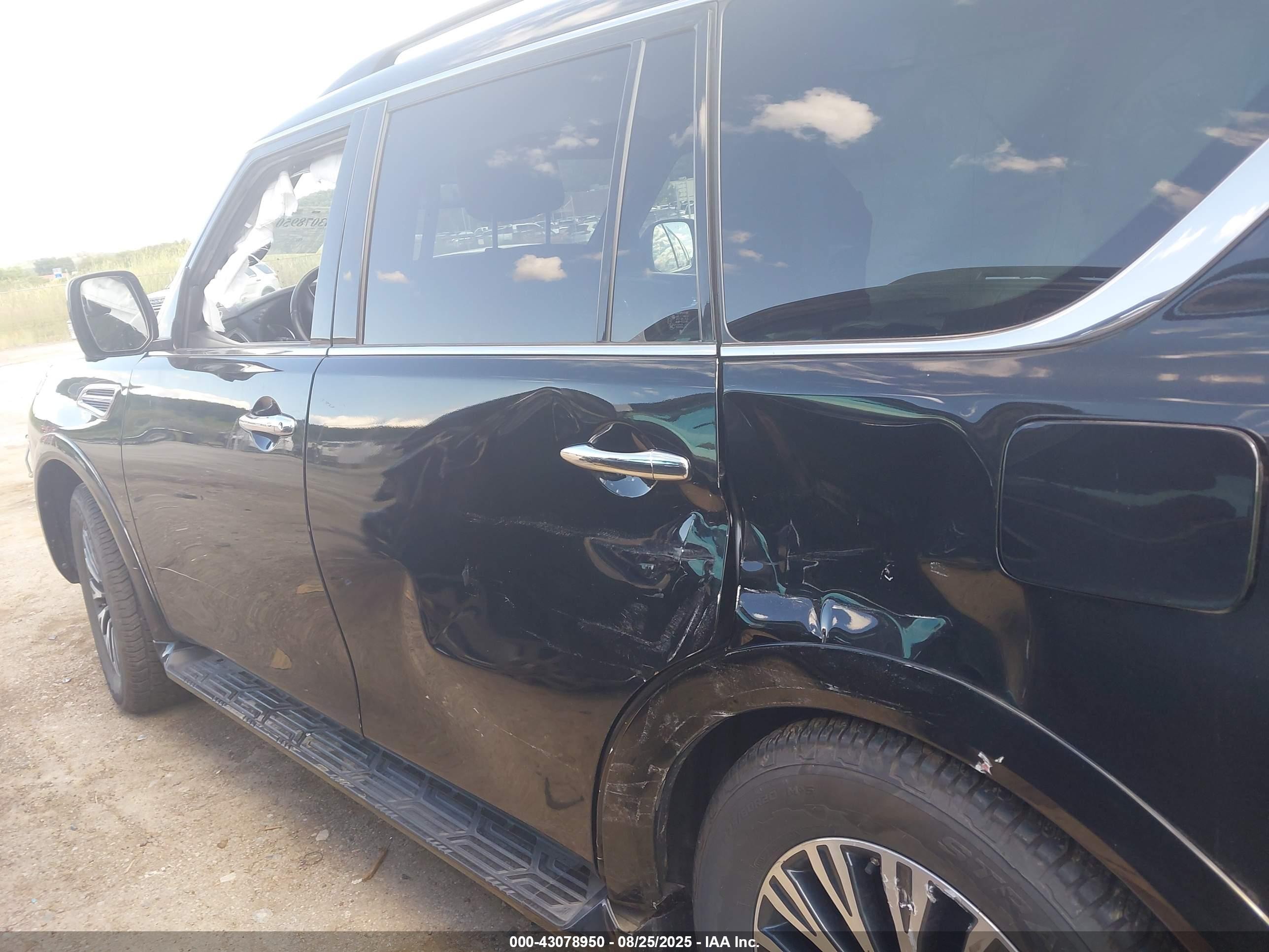2023 Nissan Armada Sl 4wd Black vin: JN8AY2BB3P9832658