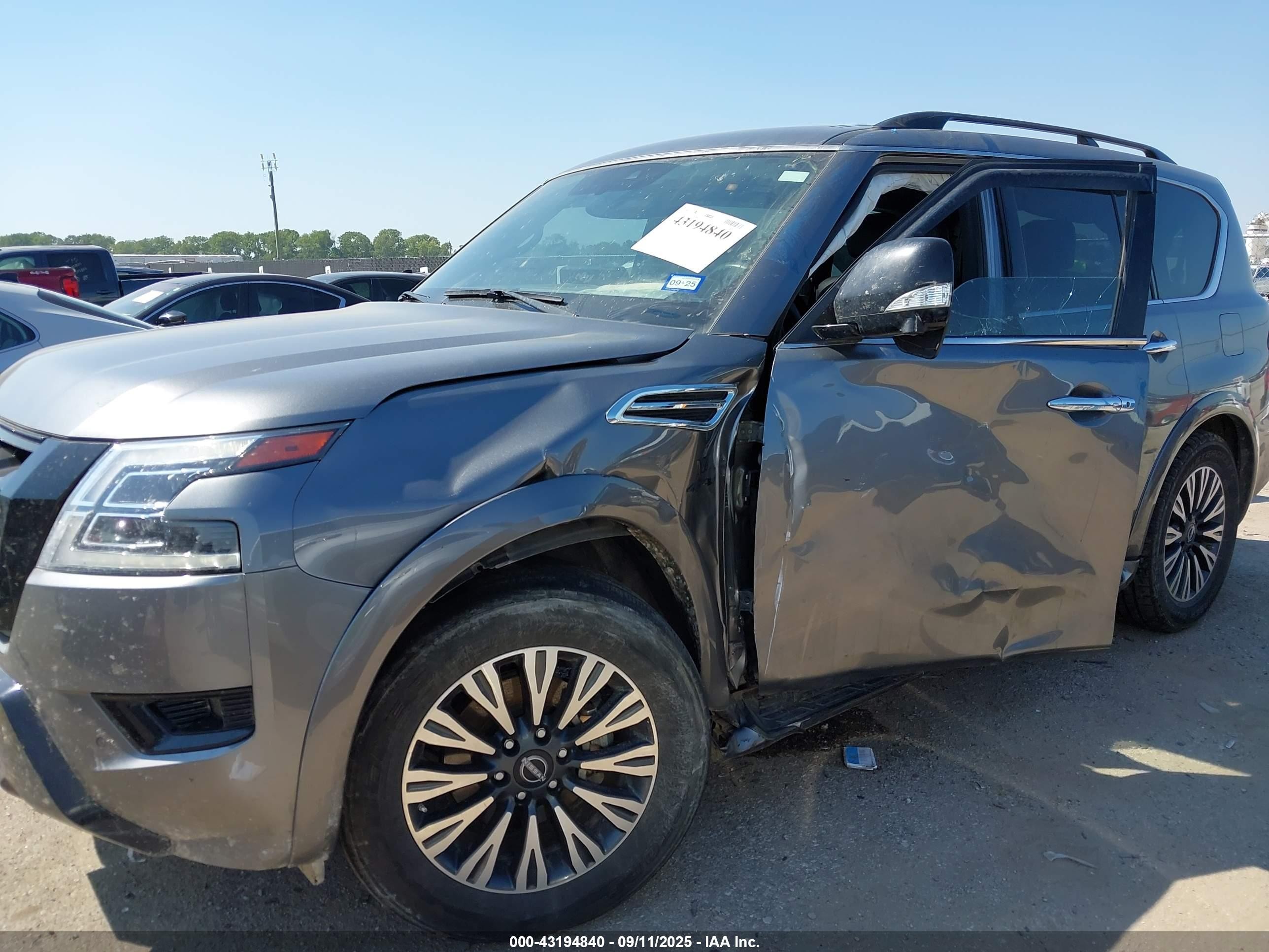2022 Nissan Armada Sl 4wd Gray vin: JN8AY2BB8N9811074
