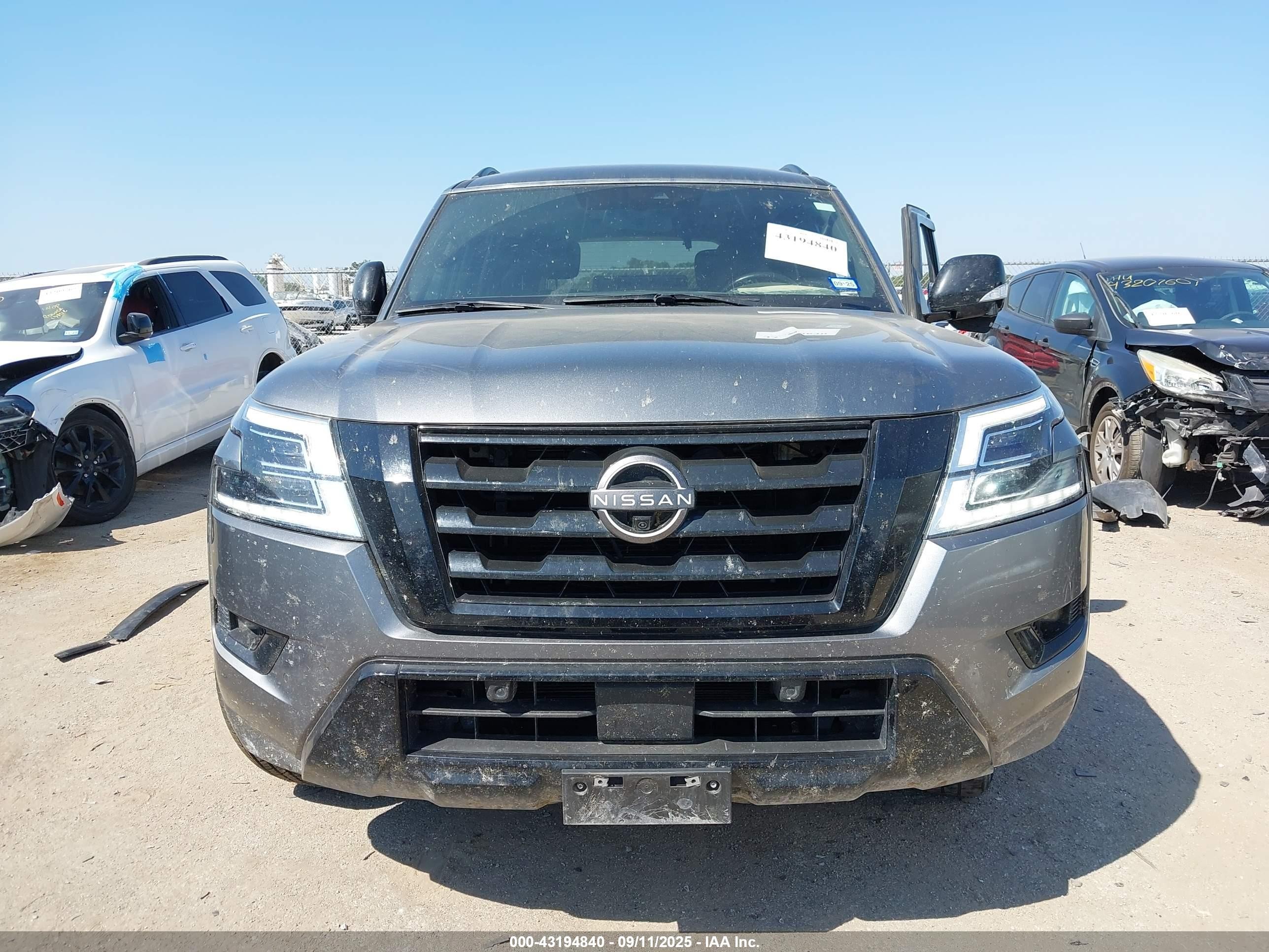 2022 Nissan Armada Sl 4wd Gray vin: JN8AY2BB8N9811074