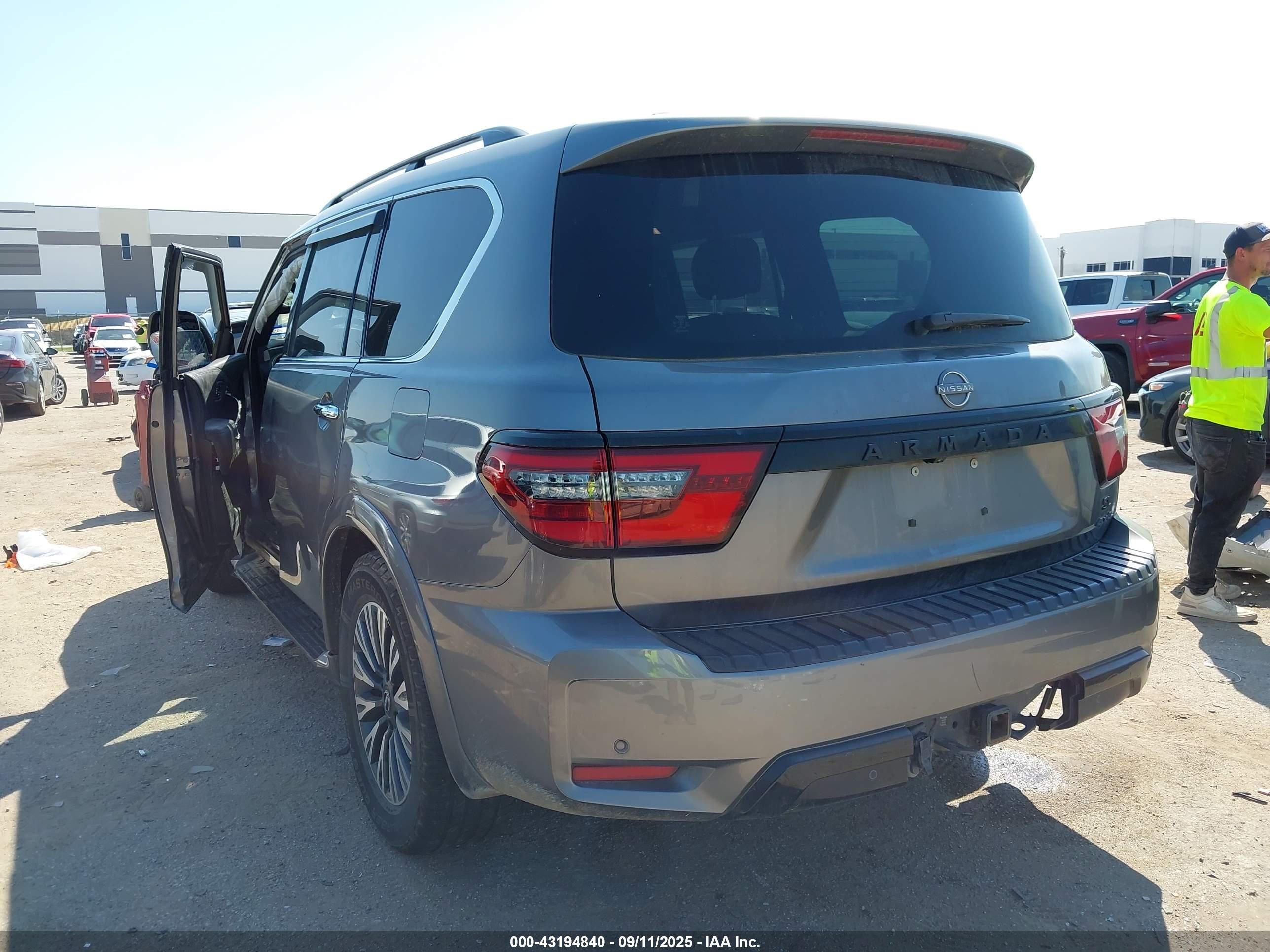2022 Nissan Armada Sl 4wd Gray vin: JN8AY2BB8N9811074