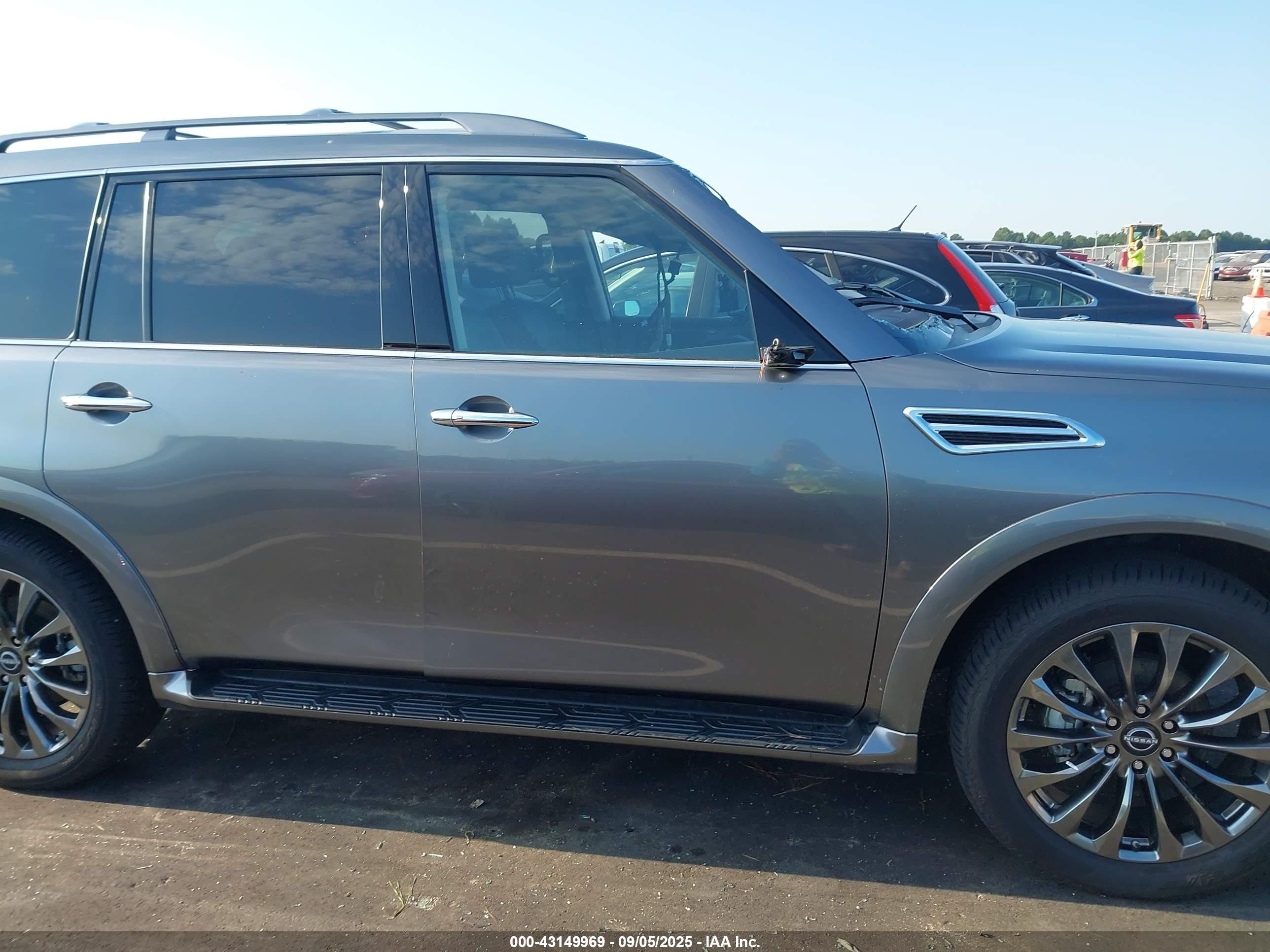 2023 Nissan Armada Platinum 2wd Gray vin: JN8AY2CC9P9182841