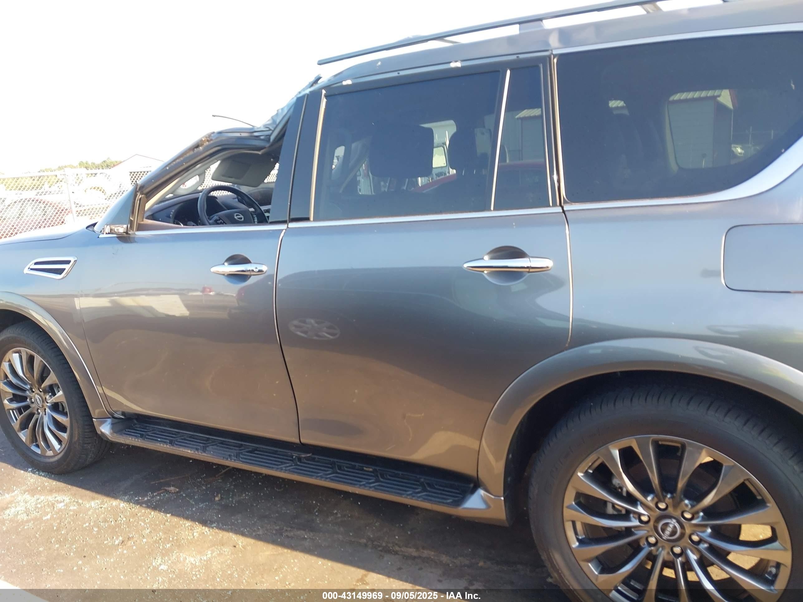 2023 Nissan Armada Platinum 2wd Gray vin: JN8AY2CC9P9182841