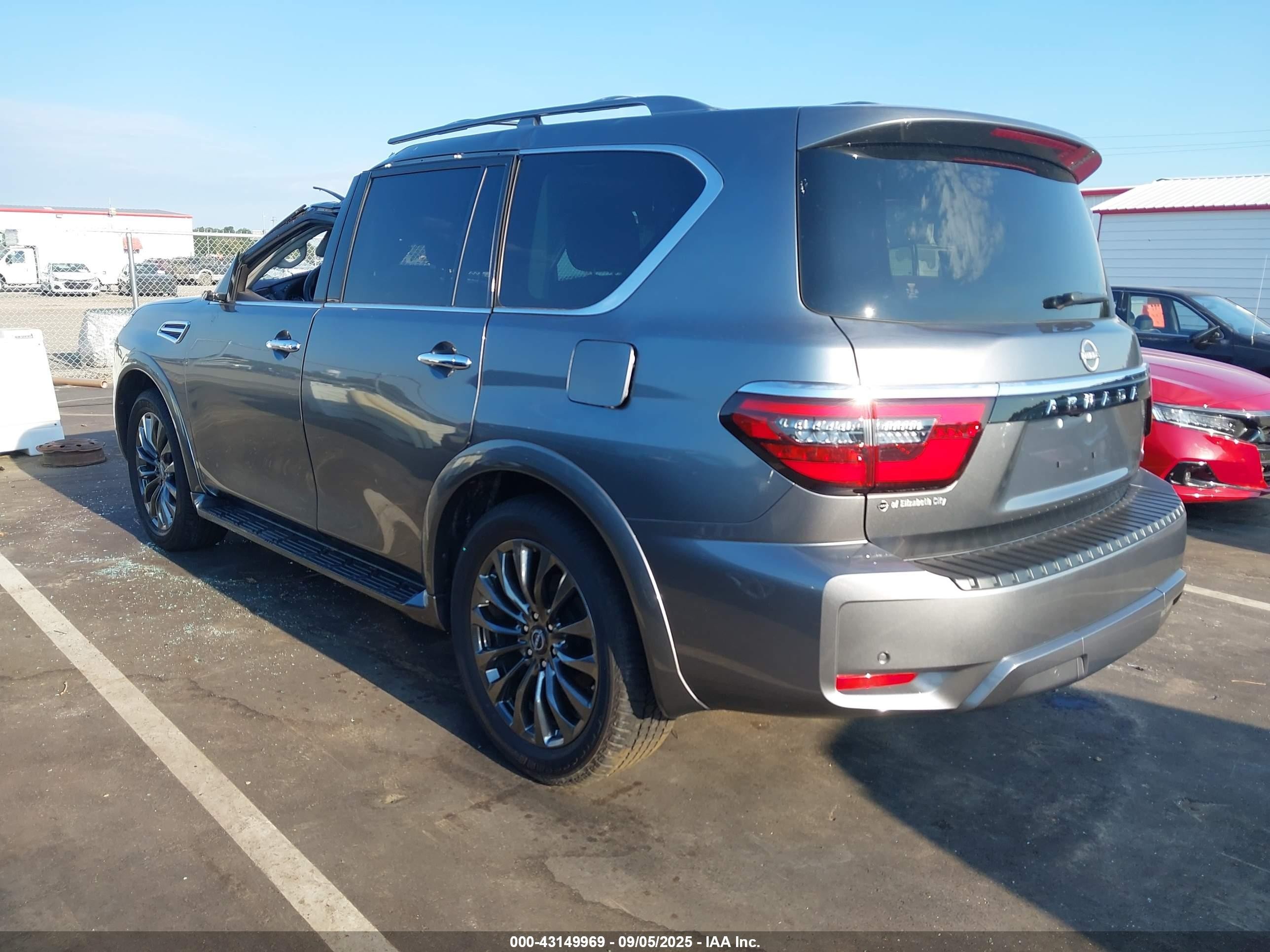 2023 Nissan Armada Platinum 2wd Gray vin: JN8AY2CC9P9182841