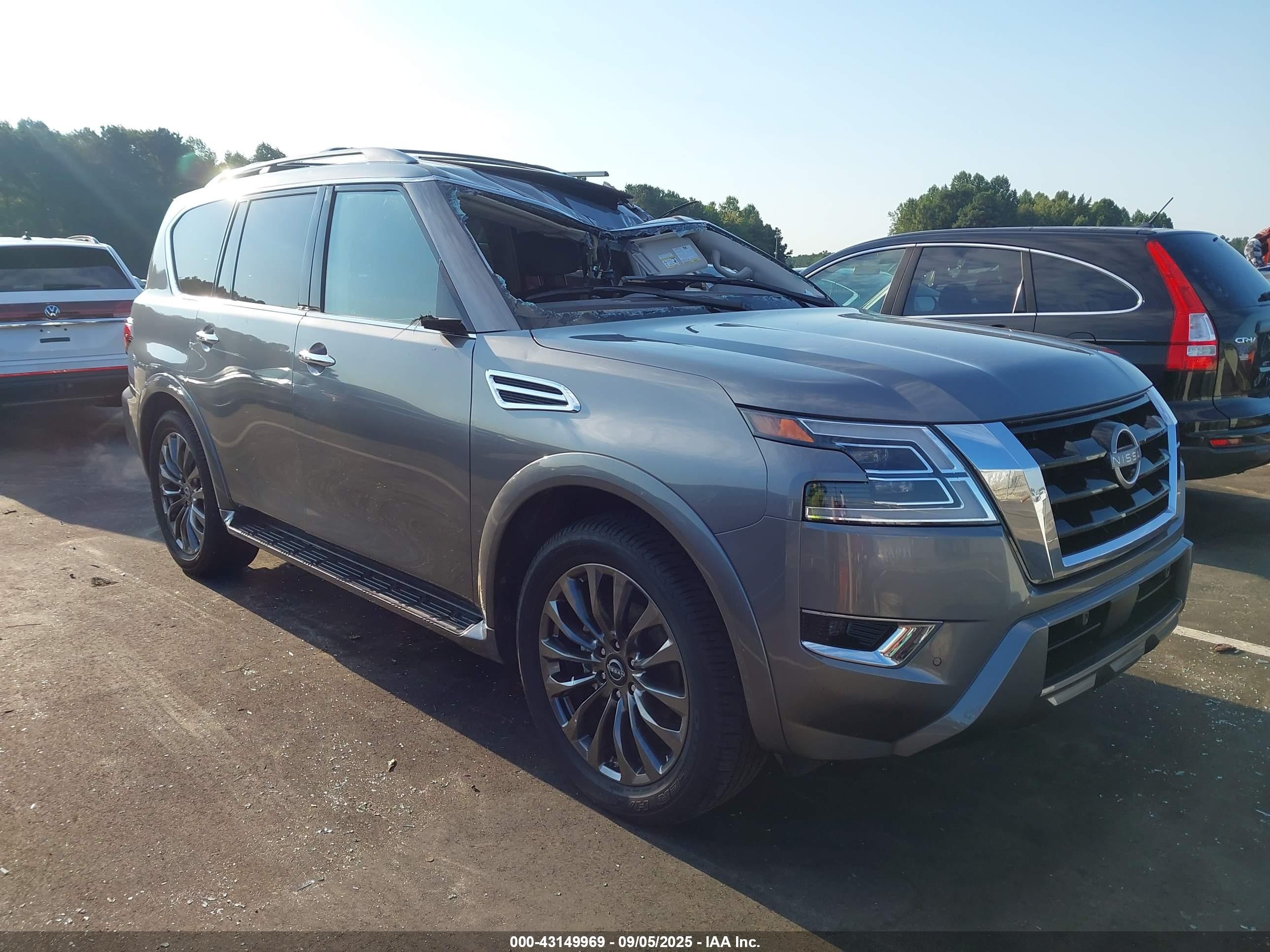 2023 Nissan Armada Platinum 2wd Gray vin: JN8AY2CC9P9182841