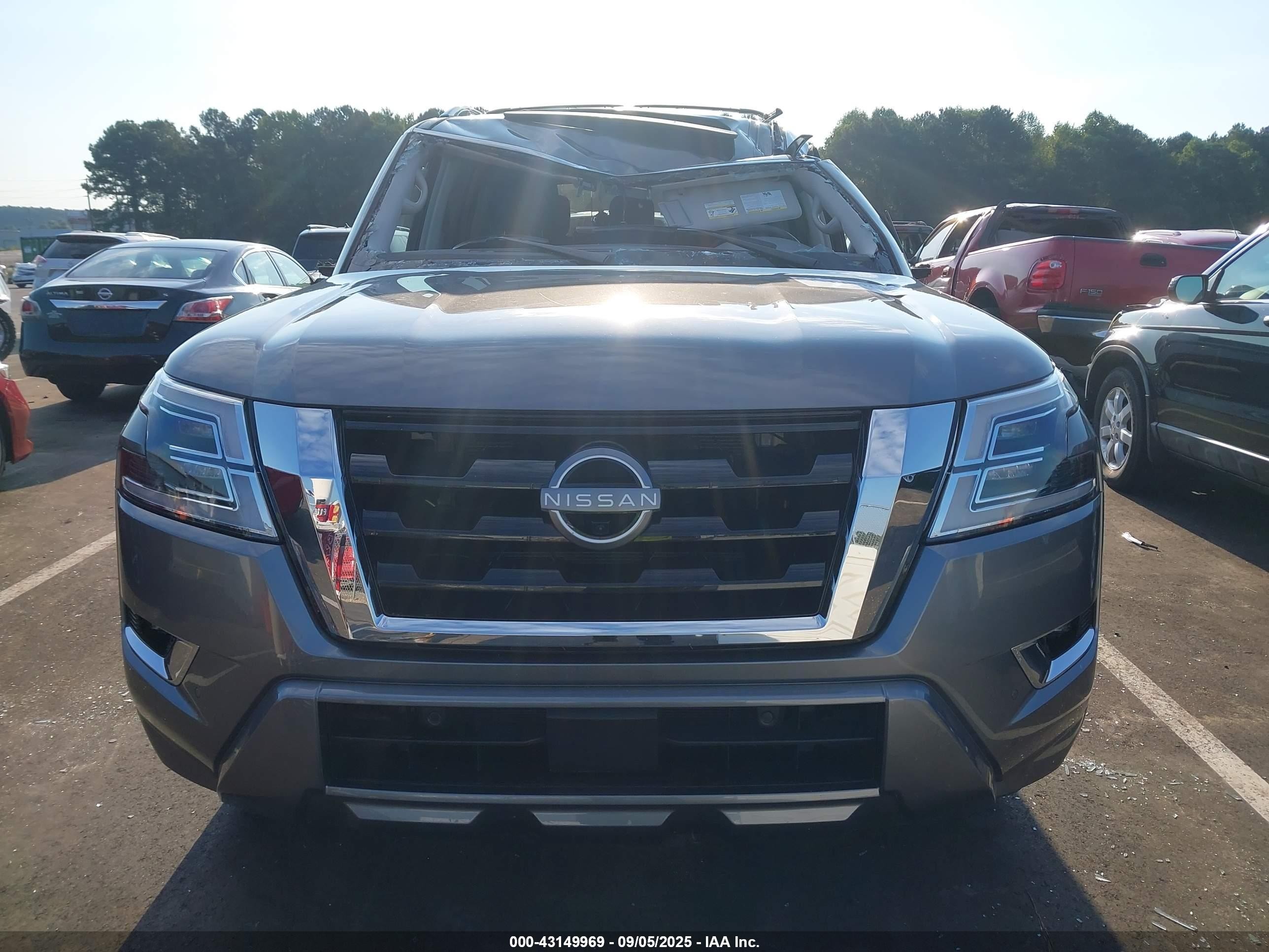 2023 Nissan Armada Platinum 2wd Gray vin: JN8AY2CC9P9182841