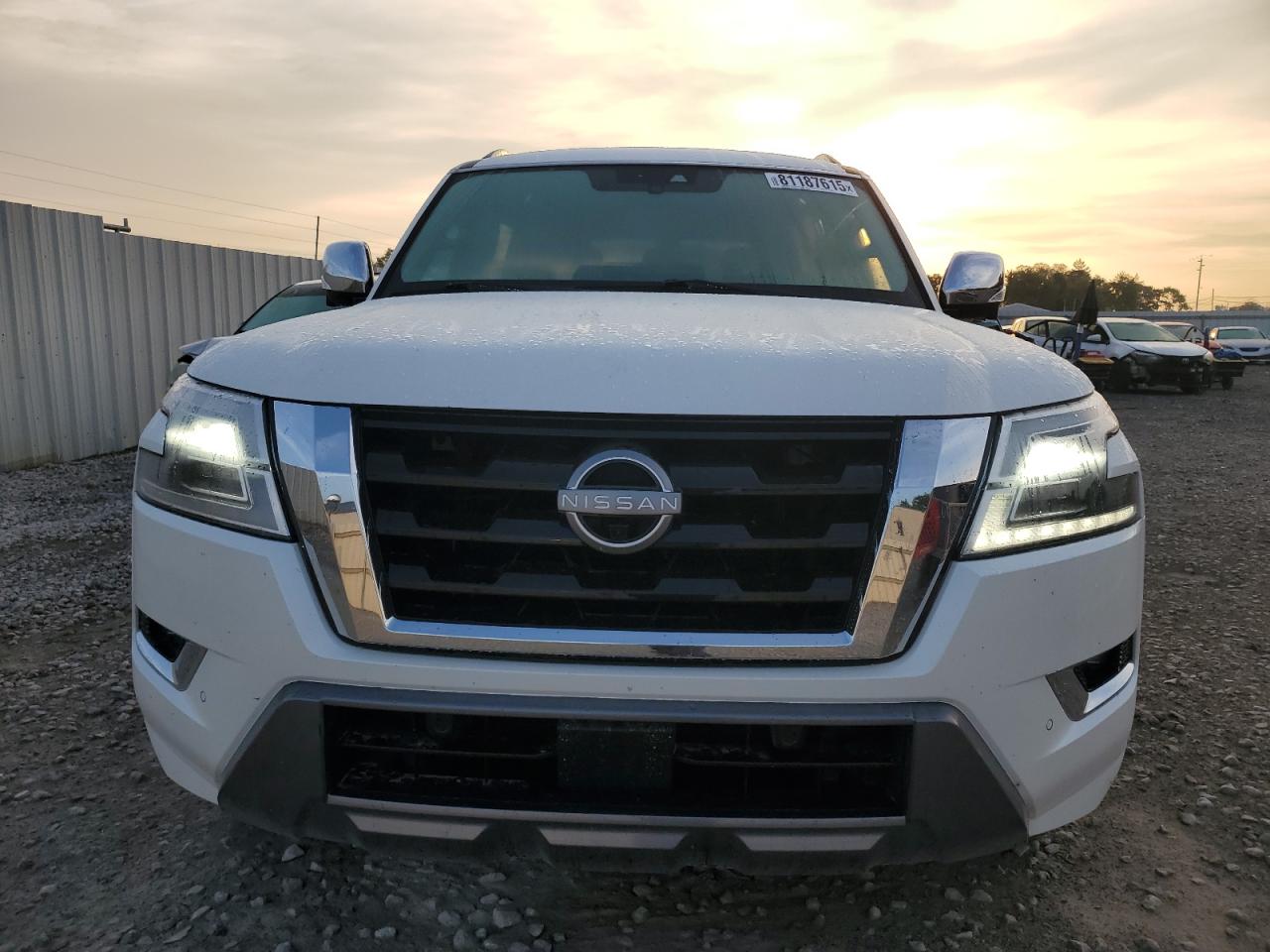 2022 Nissan Armada Platinum White vin: JN8AY2CD2N9677971