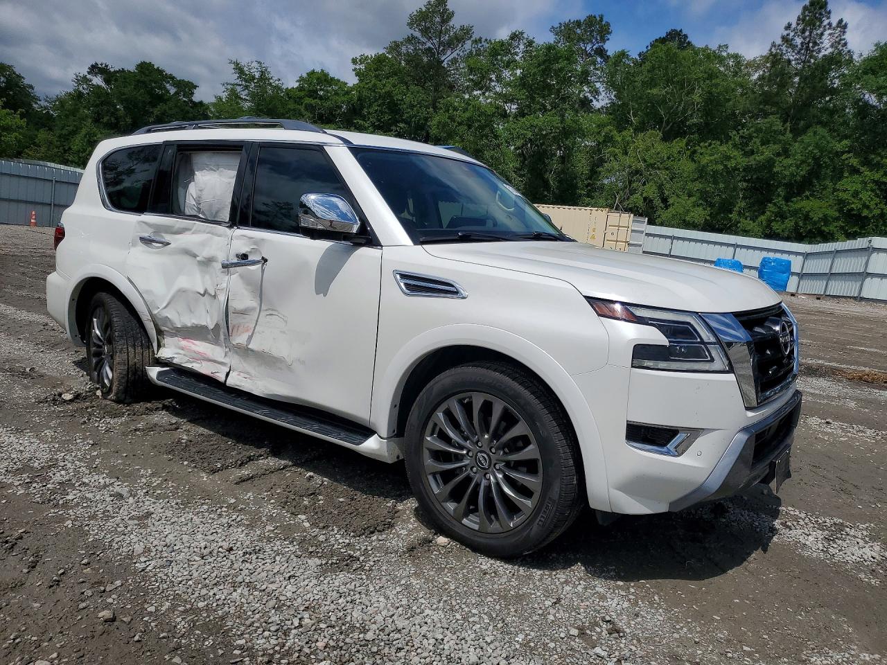 2023 Nissan Armada Platinum White vin: JN8AY2DA2P9402625