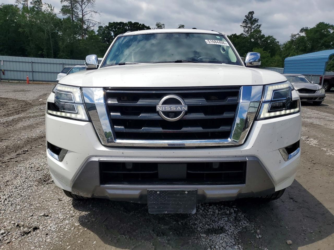 2023 Nissan Armada Platinum White vin: JN8AY2DA2P9402625