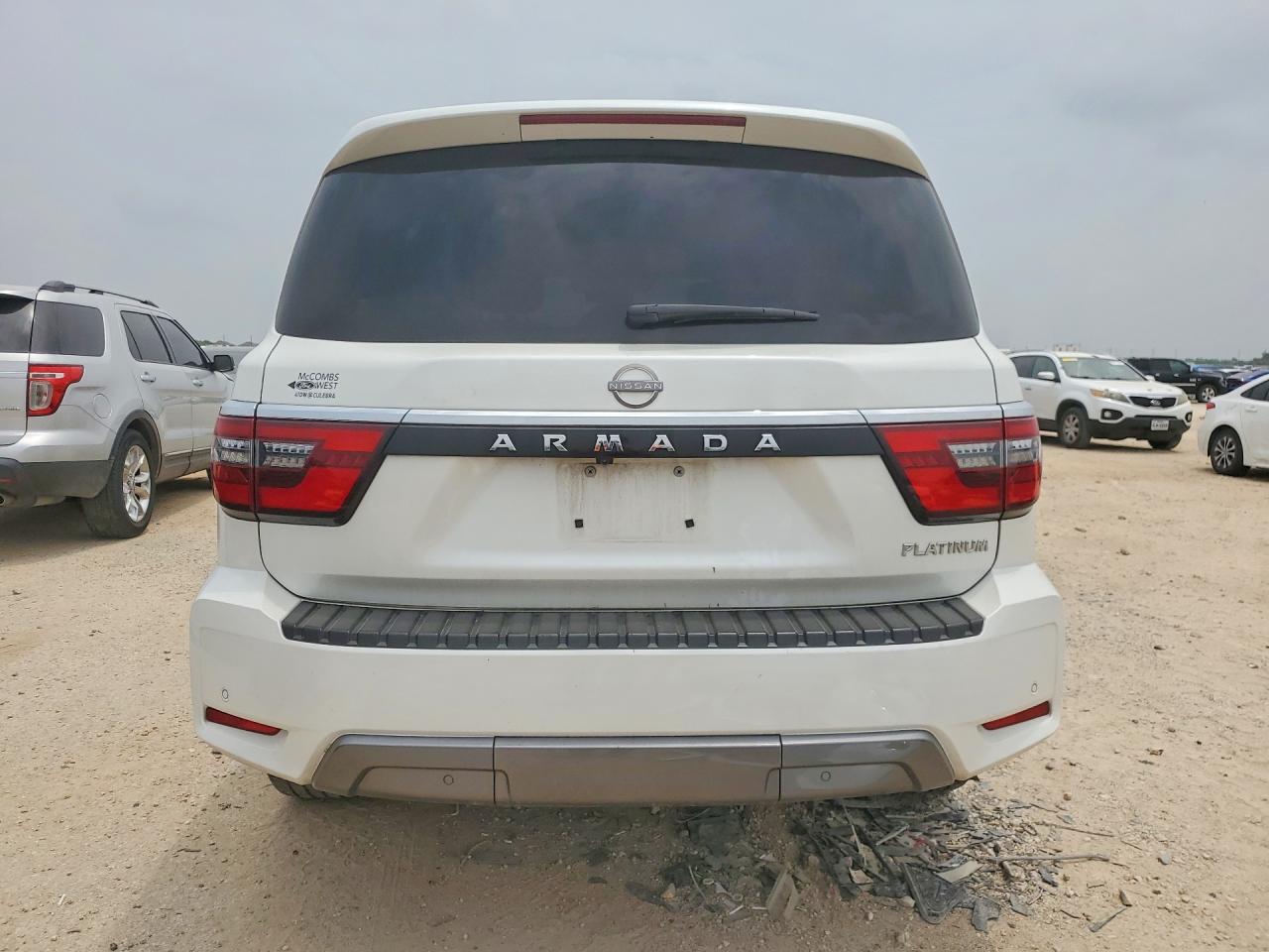 2022 Nissan Armada Platinum White vin: JN8AY2DAXN9391113