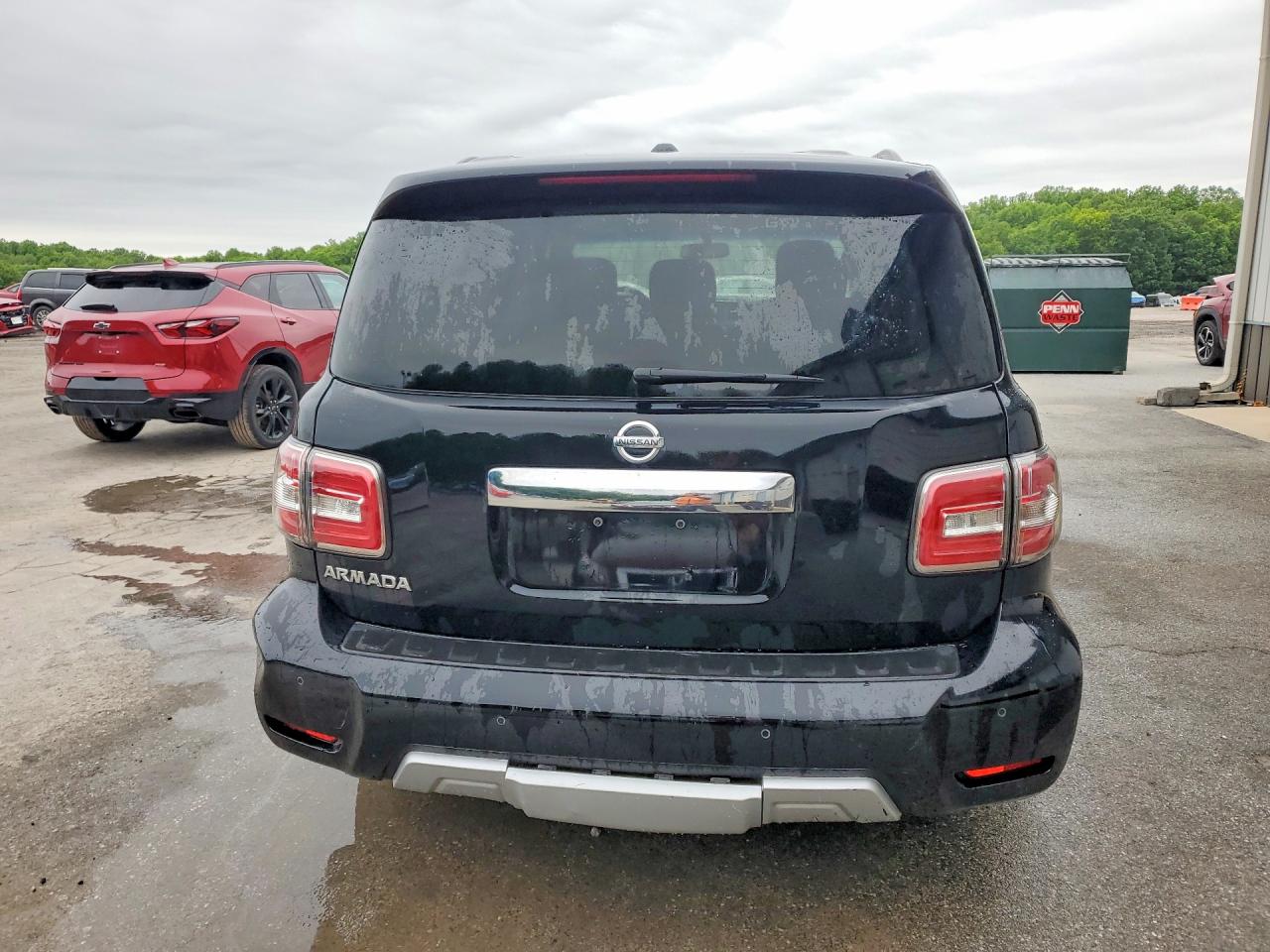 2017 Nissan Armada Sv Черный vin: JN8AY2NC0H9506452