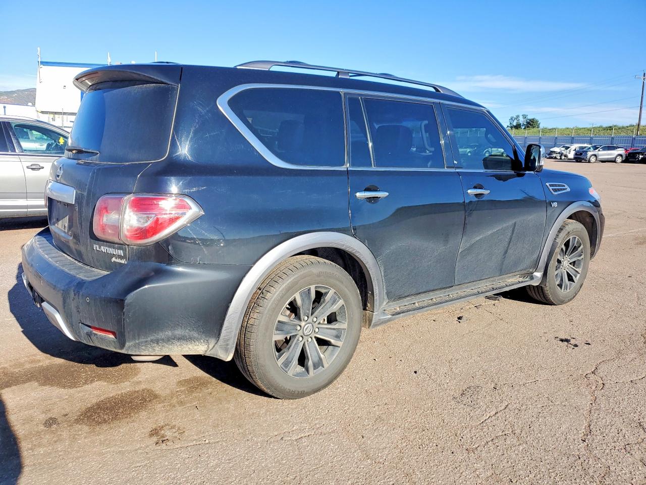 2017 Nissan Armada Platinum Black vin: JN8AY2NC0H9509531