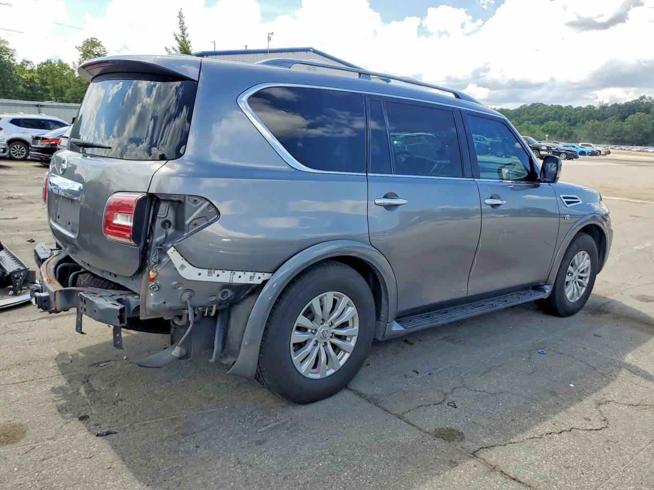 2019 Nissan Armada Sv Gray vin: JN8AY2NC1K9588425