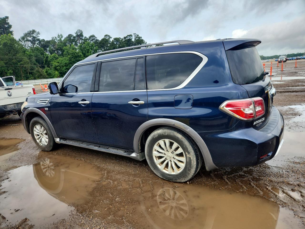 2017 Nissan Armada Sv Blue vin: JN8AY2NC7H9506643