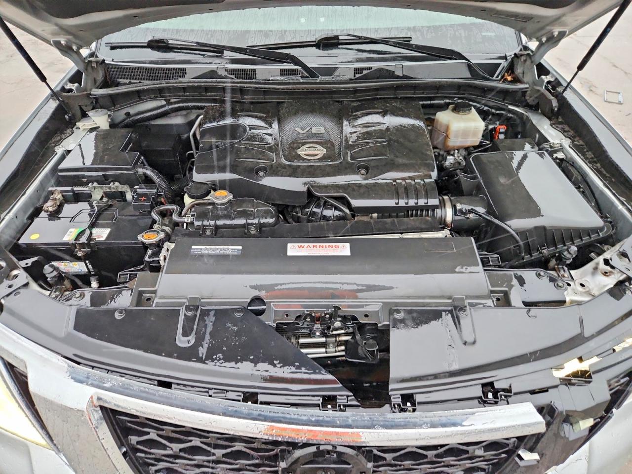 2017 Nissan Armada Sv Silver vin: JN8AY2NC7H9508537