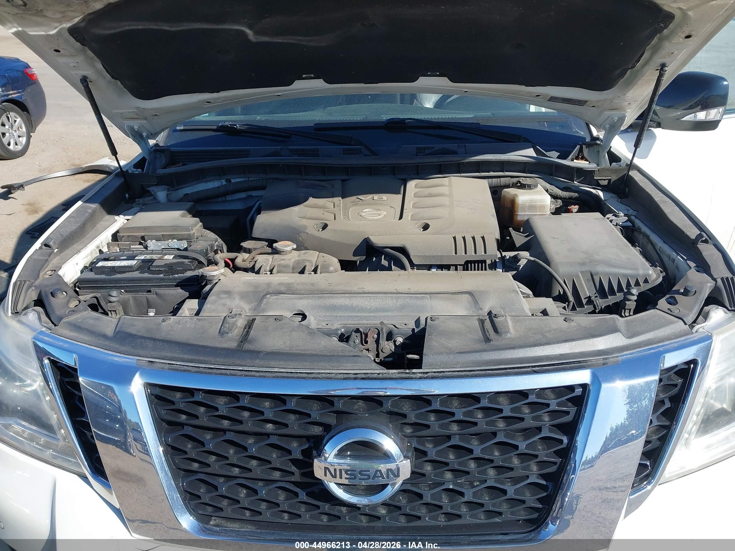 2017 Nissan Armada Platinum/sl/sv White vin: JN8AY2NC8H9500348