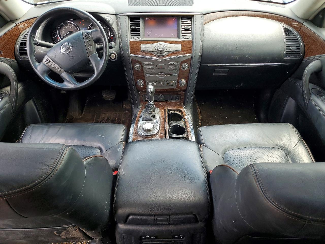 2017 Nissan Armada Sl Синий vin: JN8AY2NC8H9503122