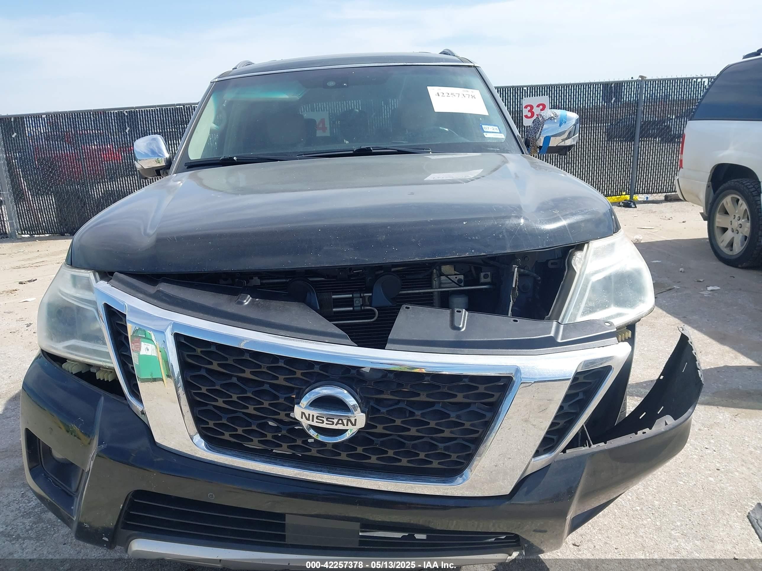 2017 Nissan Armada Platinum Black vin: JN8AY2ND2H9008908