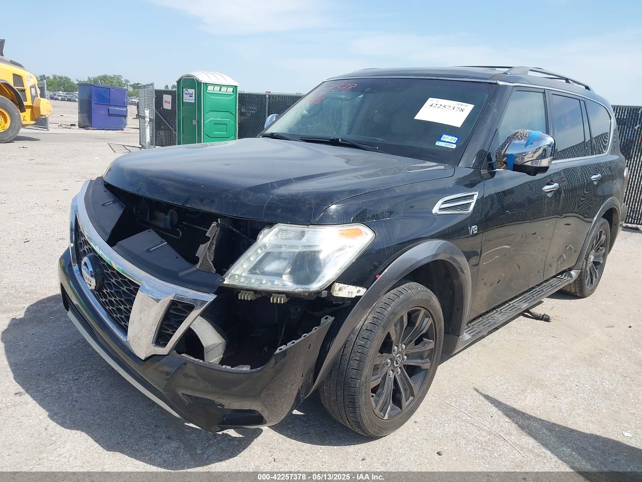 2017 Nissan Armada Platinum Black vin: JN8AY2ND2H9008908