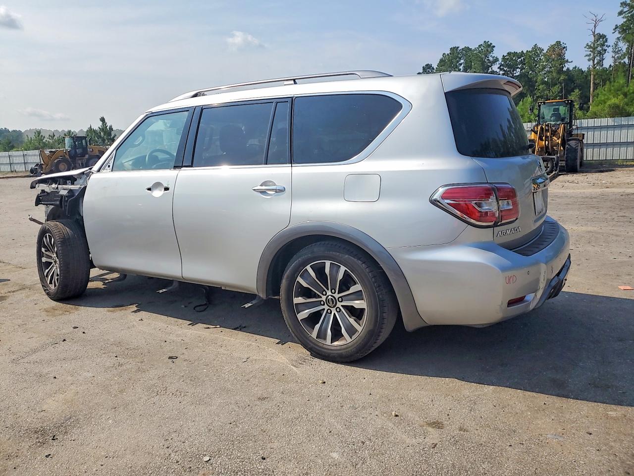 2019 Nissan Armada Sl Серебряный vin: JN8AY2ND2K9092476