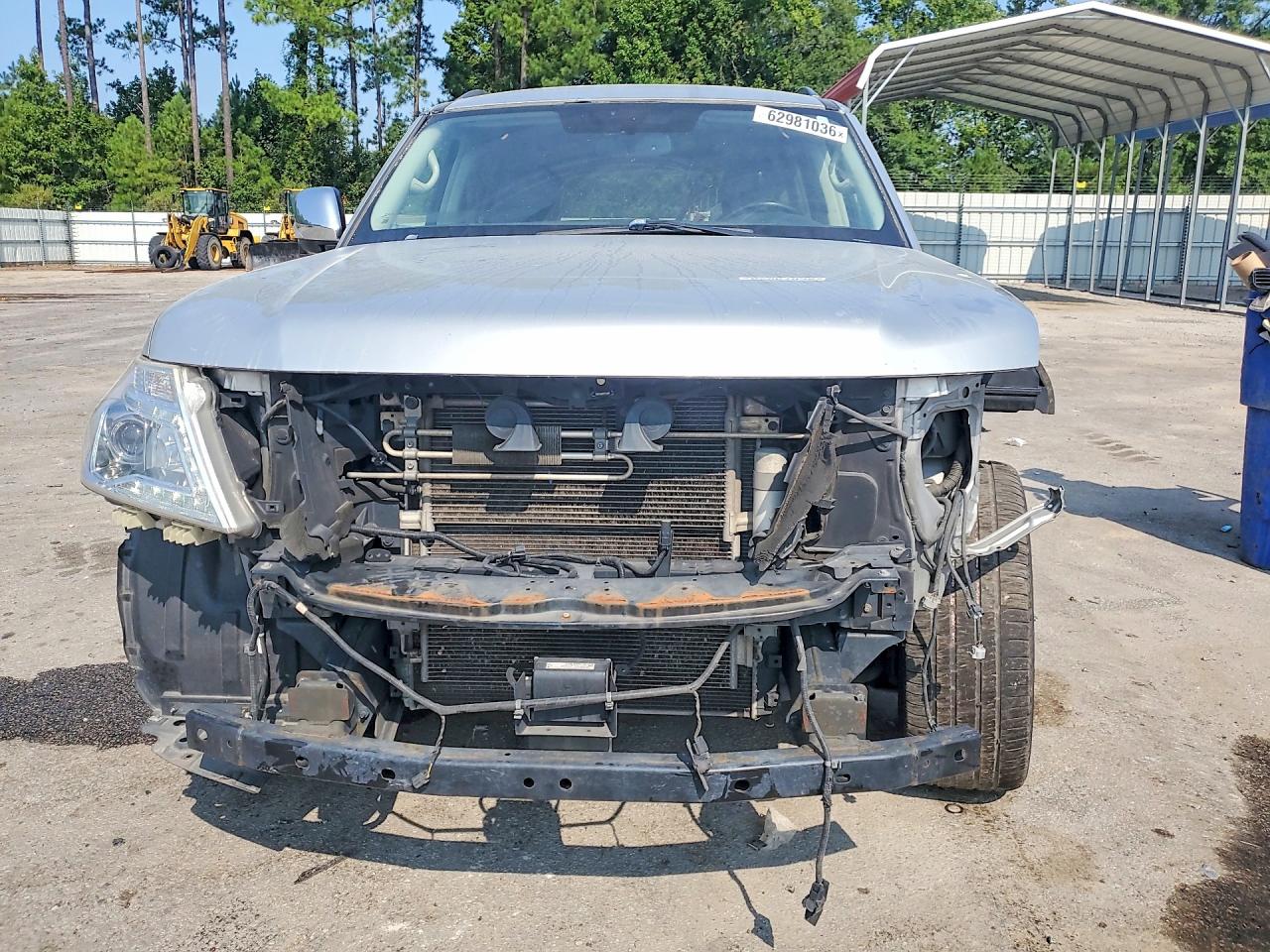 2019 Nissan Armada Sl Серебряный vin: JN8AY2ND2K9092476
