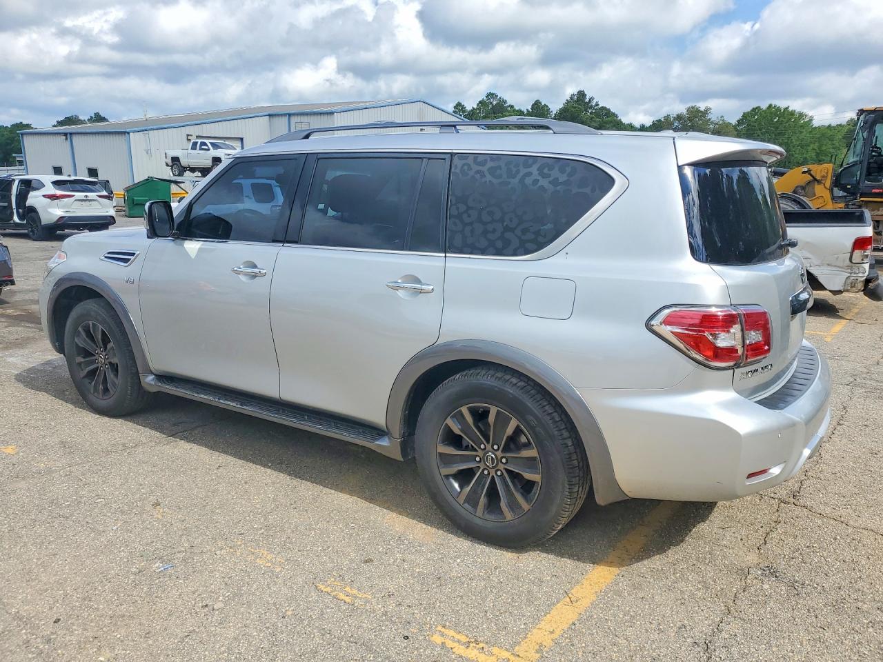 2017 Nissan Armada Platinum Silver vin: JN8AY2ND4H9010658