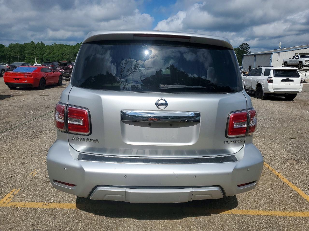 2017 Nissan Armada Platinum Silver vin: JN8AY2ND4H9010658