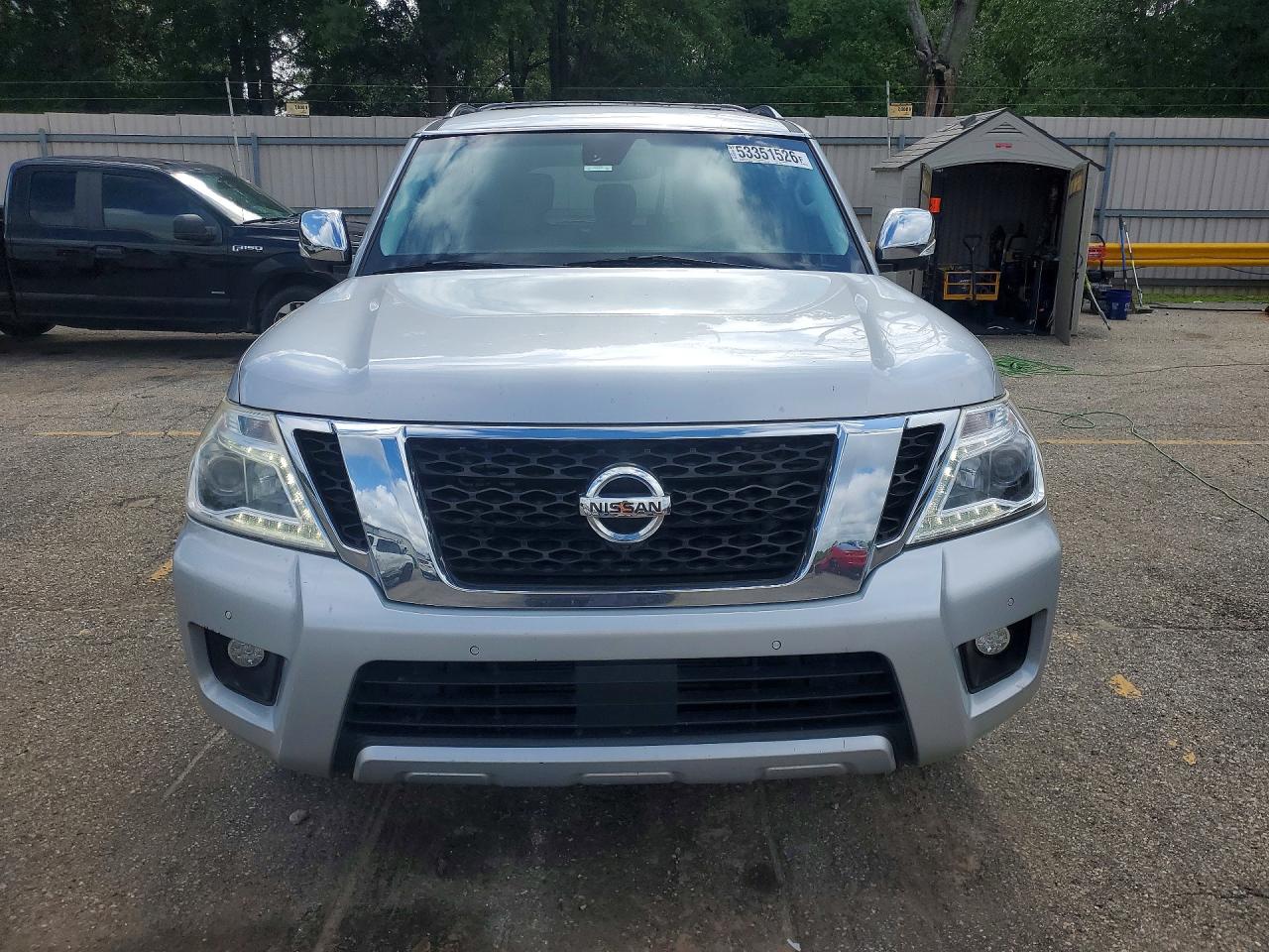 2017 Nissan Armada Platinum Silver vin: JN8AY2ND4H9010658