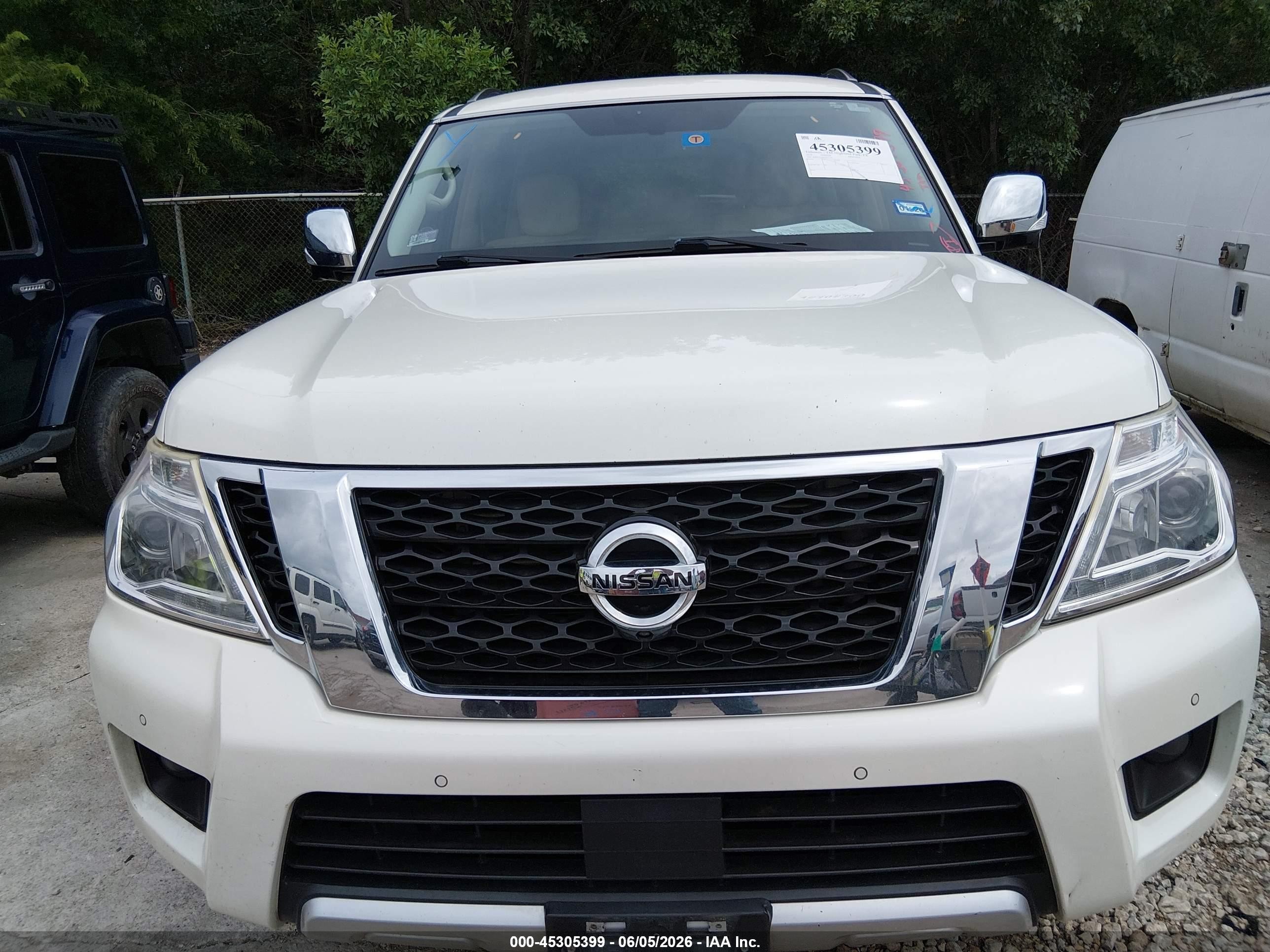 2018 Nissan Armada Sl Champagne vin: JN8AY2ND4J9055394