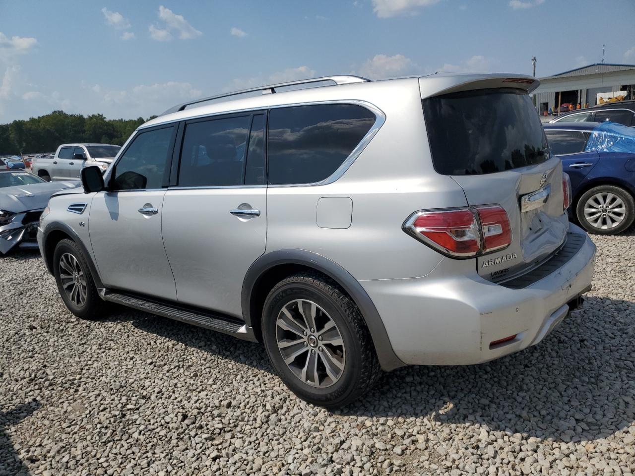 2018 Nissan Armada Sv Серебряный vin: JN8AY2NDXJX003215