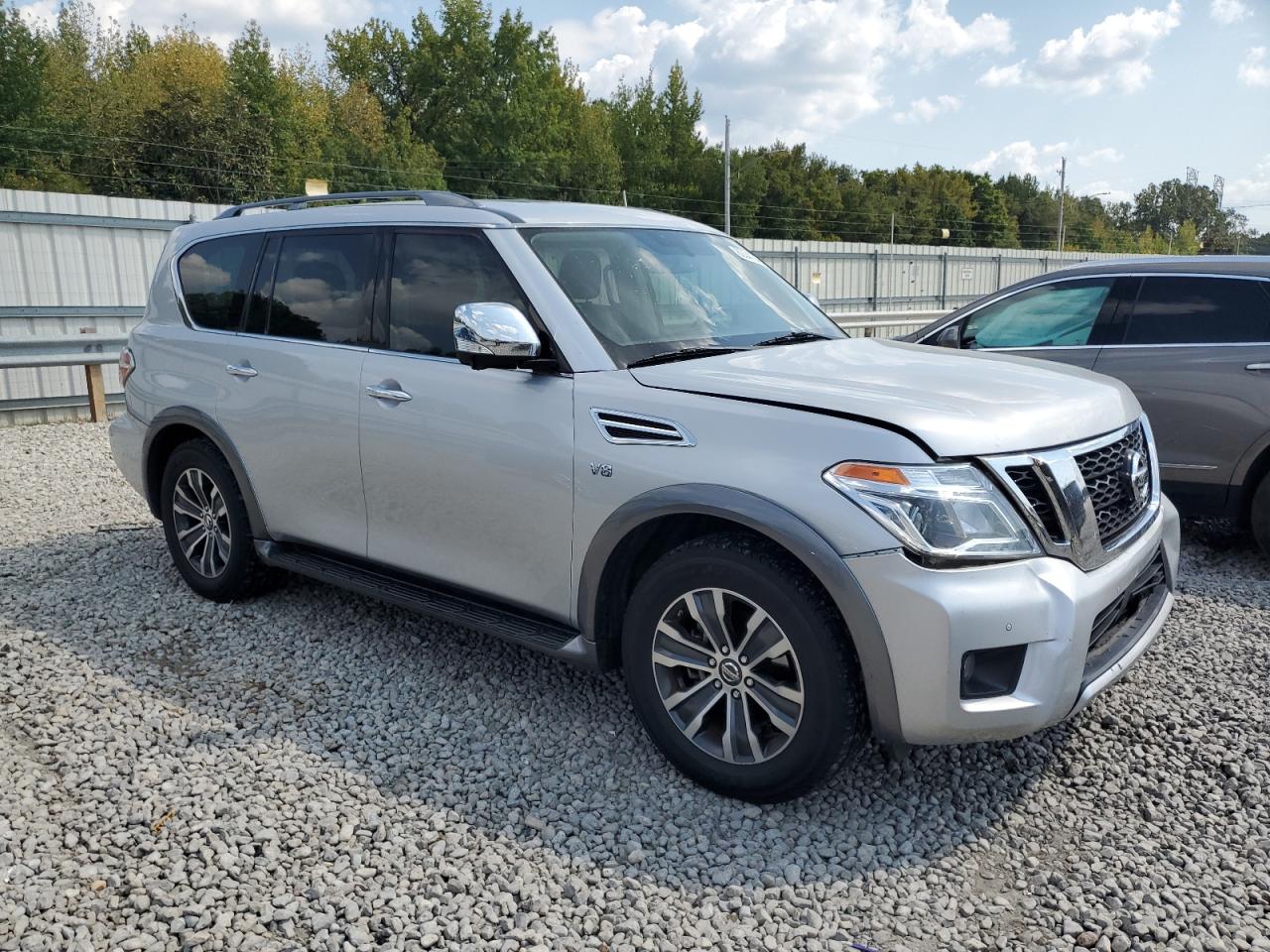 2018 Nissan Armada Sv Серебряный vin: JN8AY2NDXJX003215
