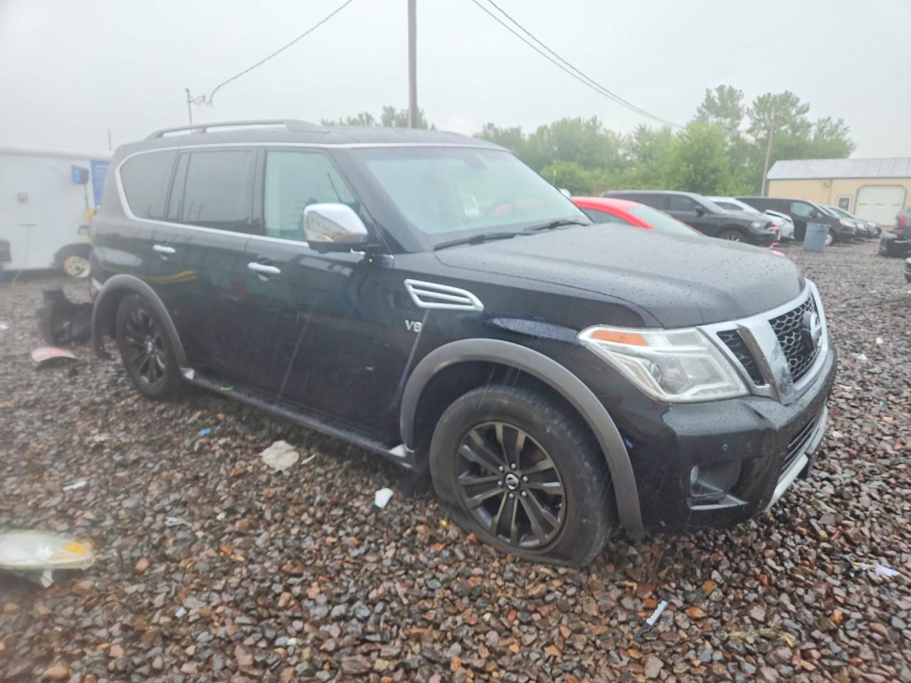 2017 Nissan Armada Platinum Black vin: JN8AY2NE0H9704417