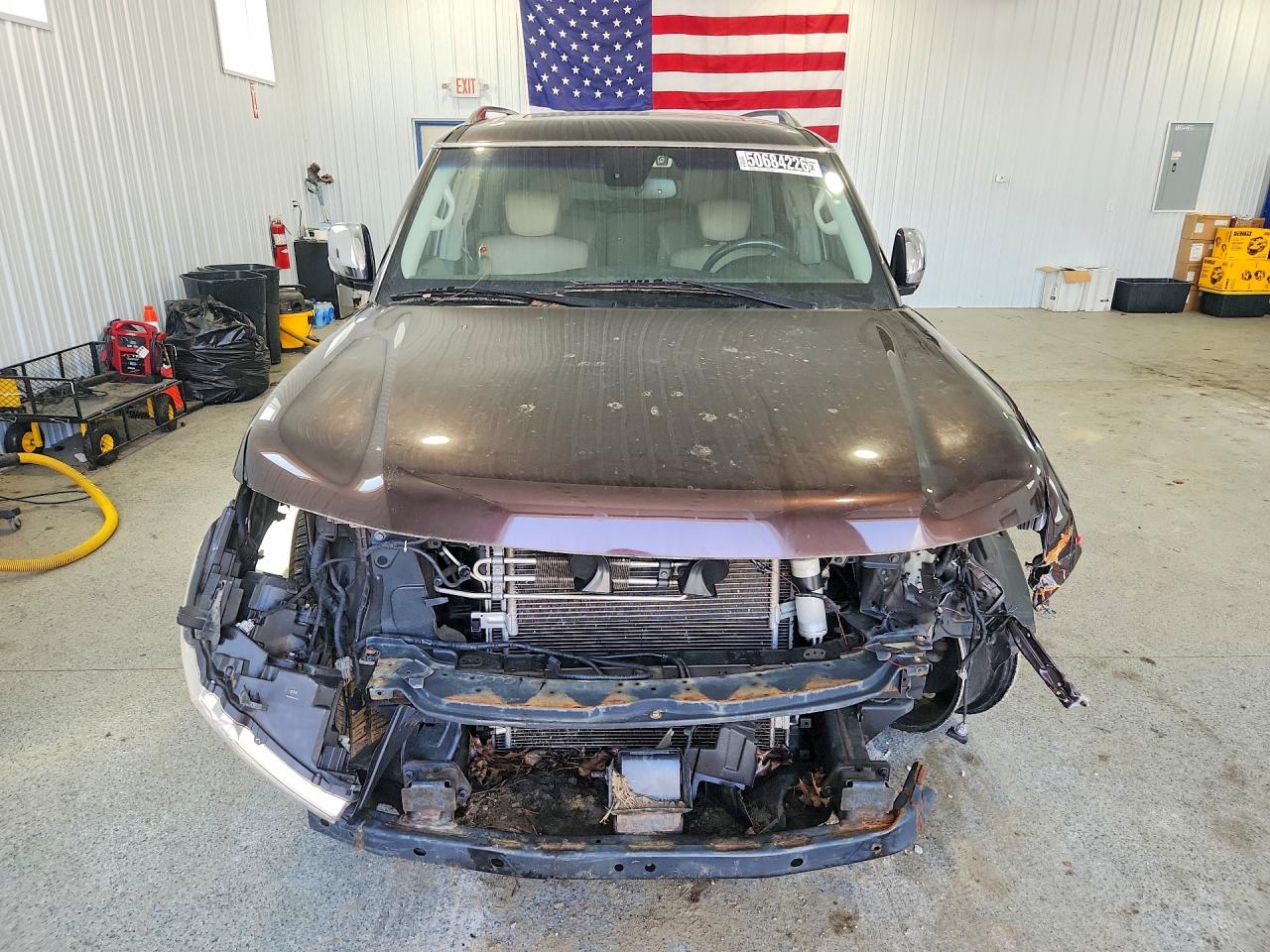 2017 Nissan Armada Platinum Maroon vin: JN8AY2NE3H9700653