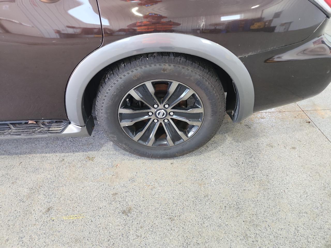 2017 Nissan Armada Platinum Maroon vin: JN8AY2NE3H9700653 Damage: Left Rear Wheel, Multiple Scratches Light, 3