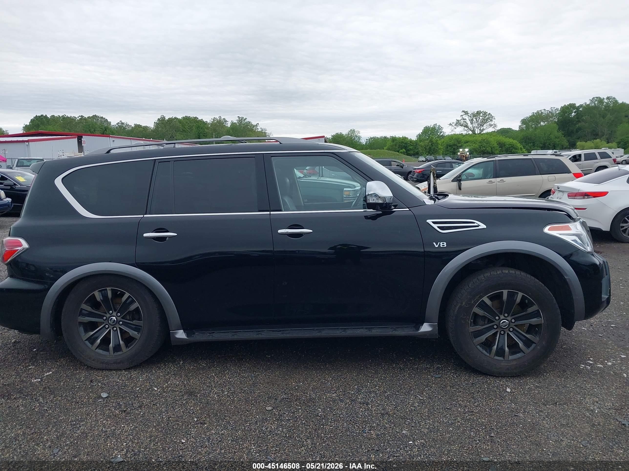 2018 Nissan Armada Platinum Black vin: JN8AY2NE4J9733599