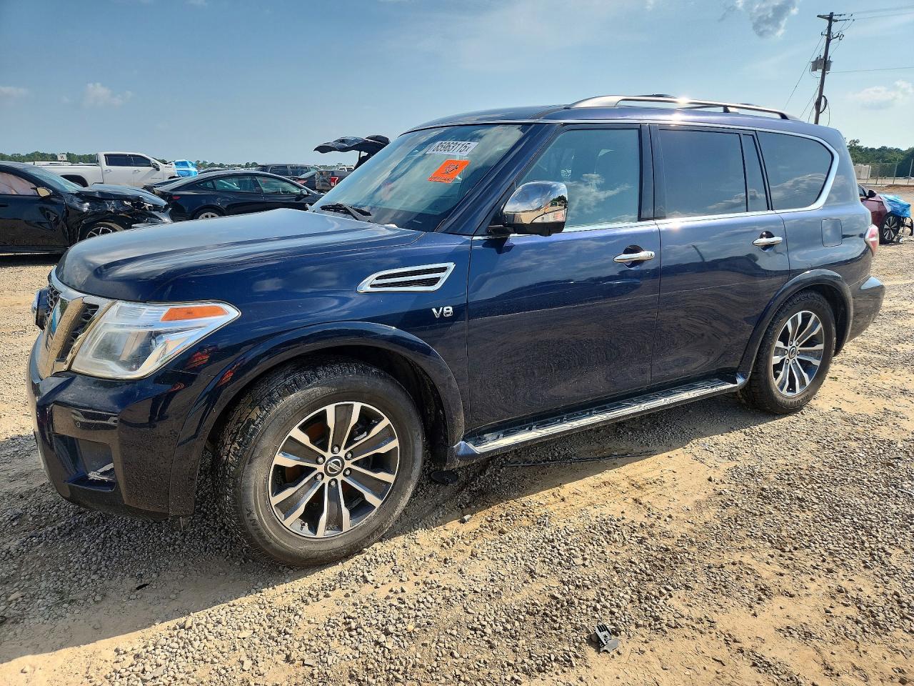 2019 Nissan Armada Platinum Blue vin: JN8AY2NE6K9755816