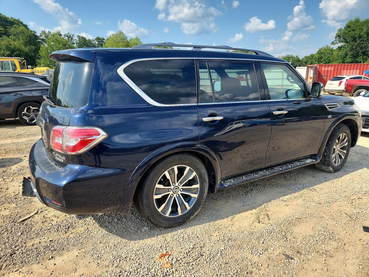 2019 Nissan Armada Platinum Blue vin: JN8AY2NE6K9755816