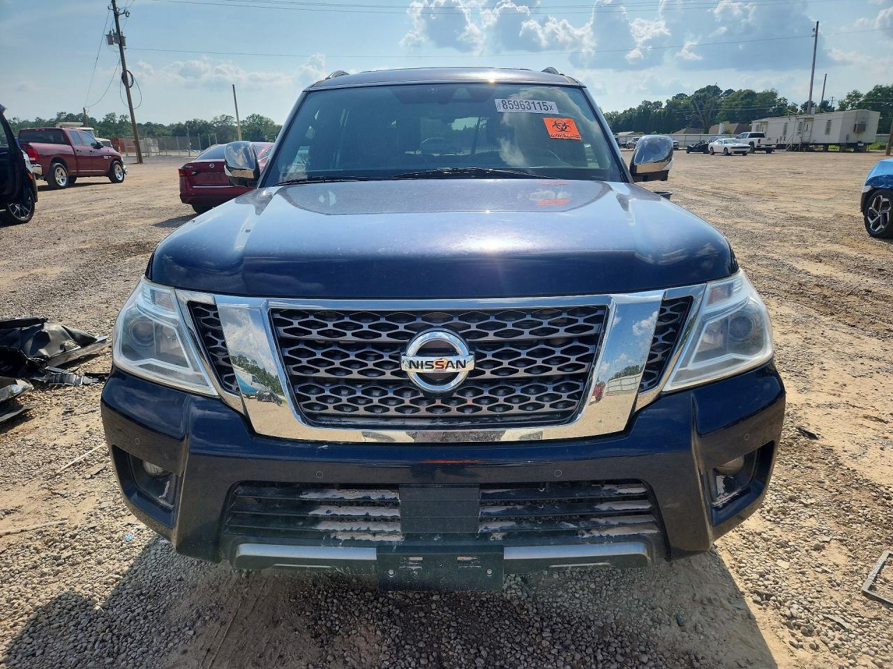 2019 Nissan Armada Platinum Blue vin: JN8AY2NE6K9755816