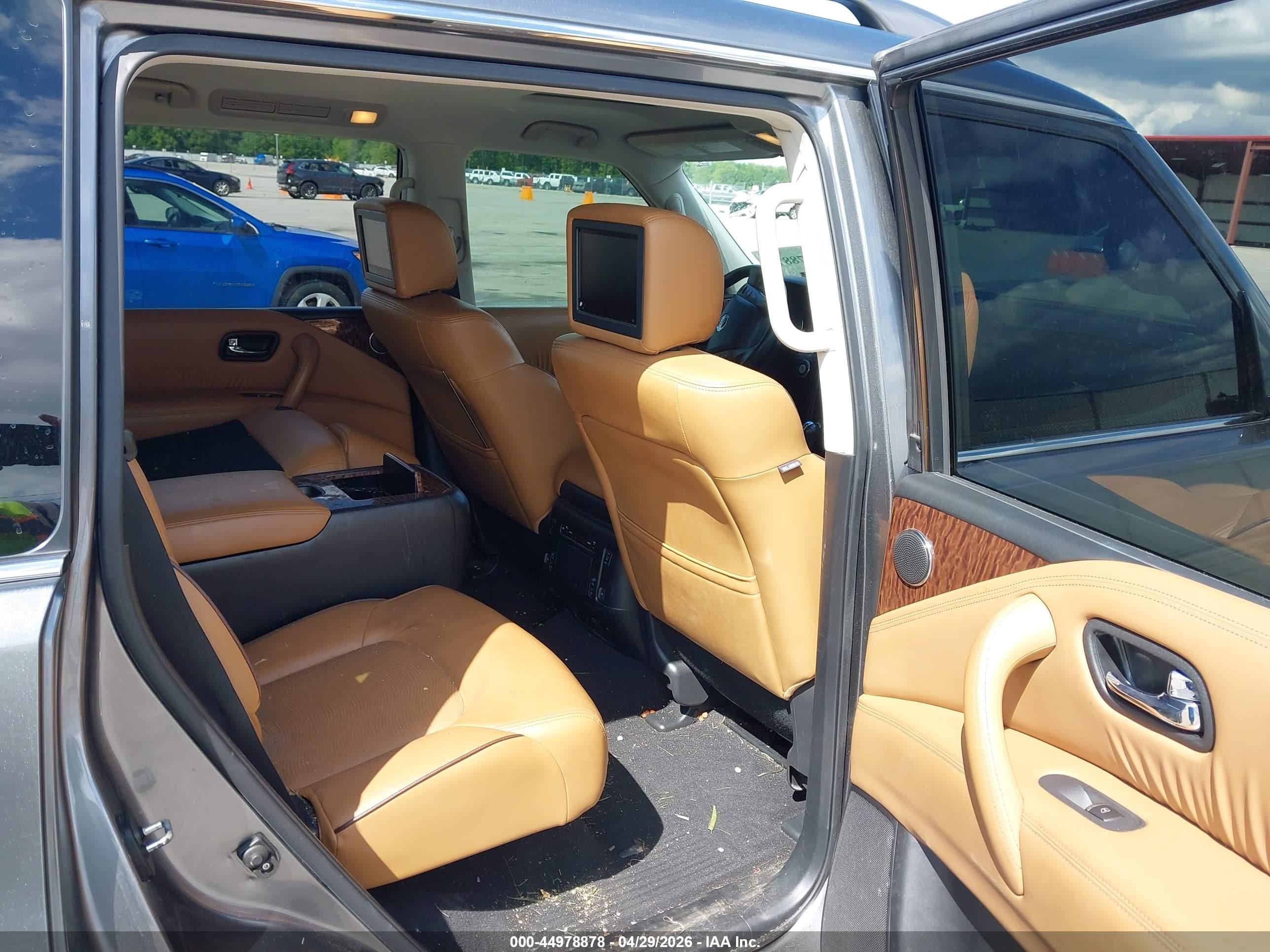 2018 Nissan Armada Platinum Серый vin: JN8AY2NE8J9730592