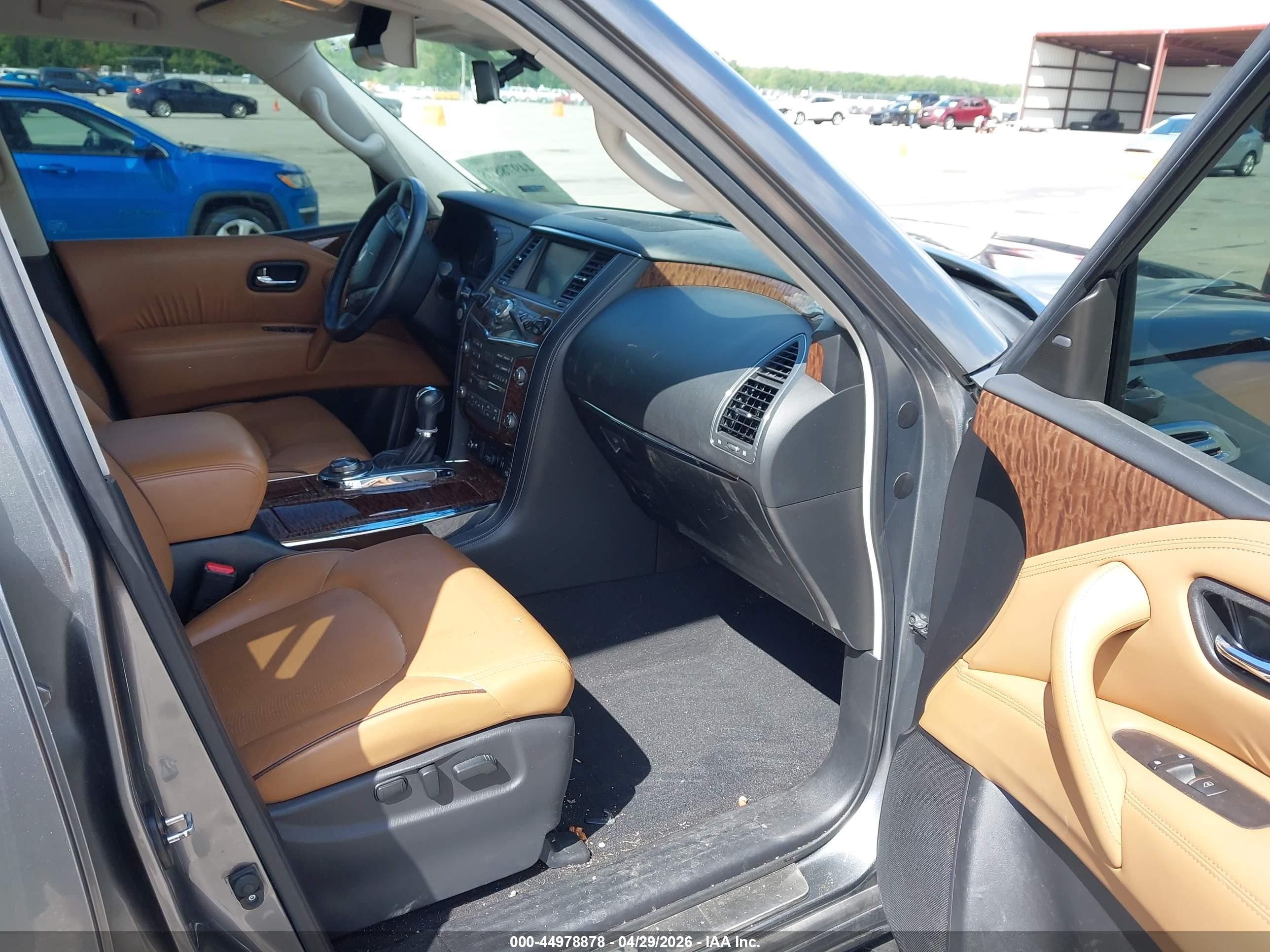 2018 Nissan Armada Platinum Серый vin: JN8AY2NE8J9730592