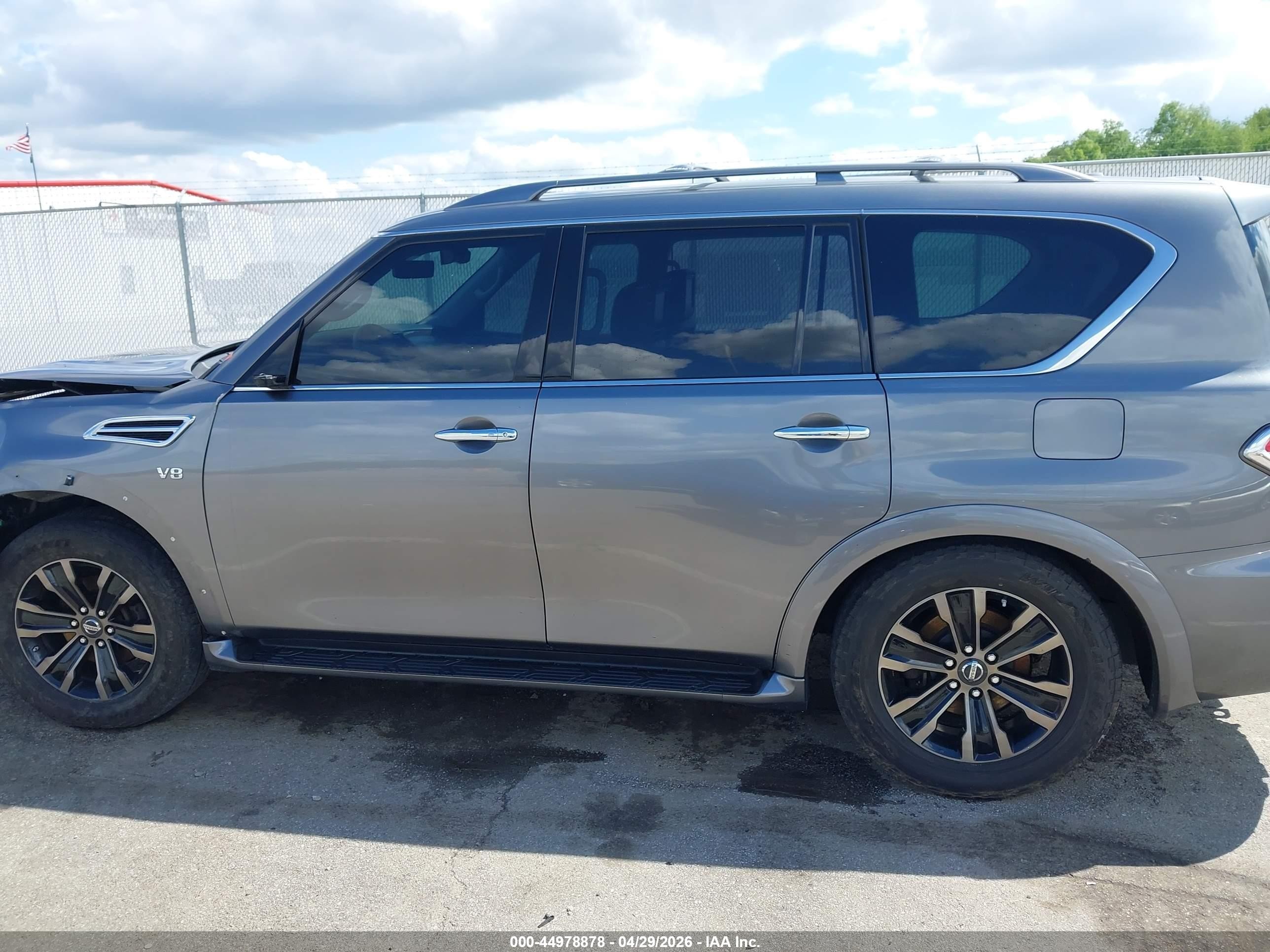 2018 Nissan Armada Platinum Серый vin: JN8AY2NE8J9730592