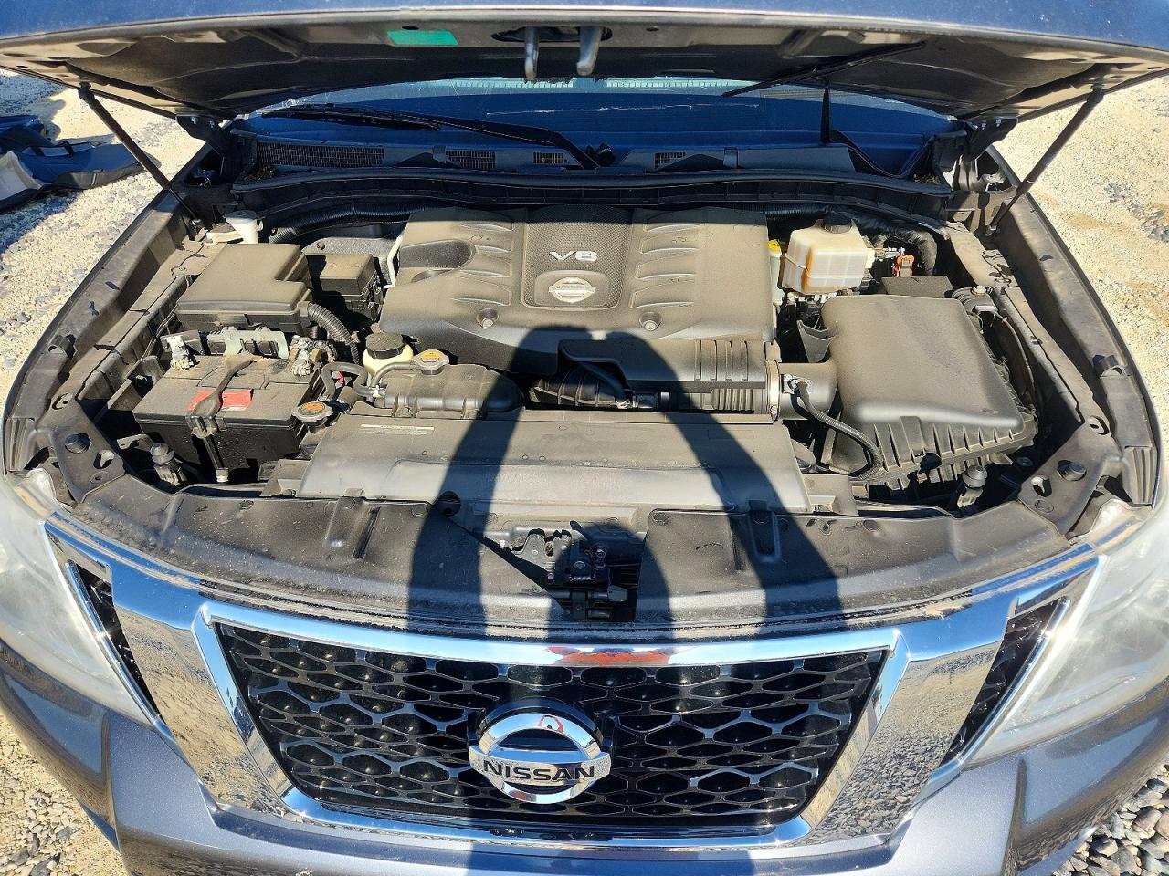 2017 Nissan Armada Platinum Gray vin: JN8AY2NE9H9702861