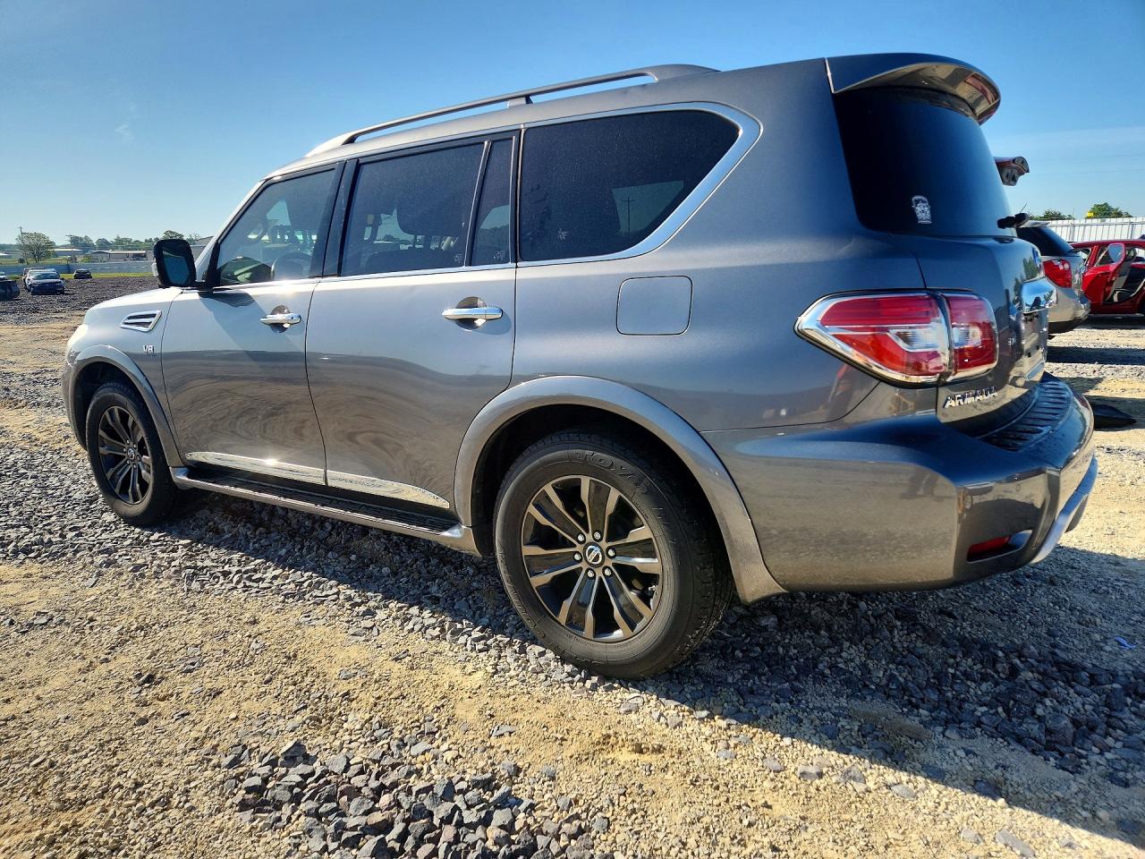 2017 Nissan Armada Platinum Gray vin: JN8AY2NE9H9702861