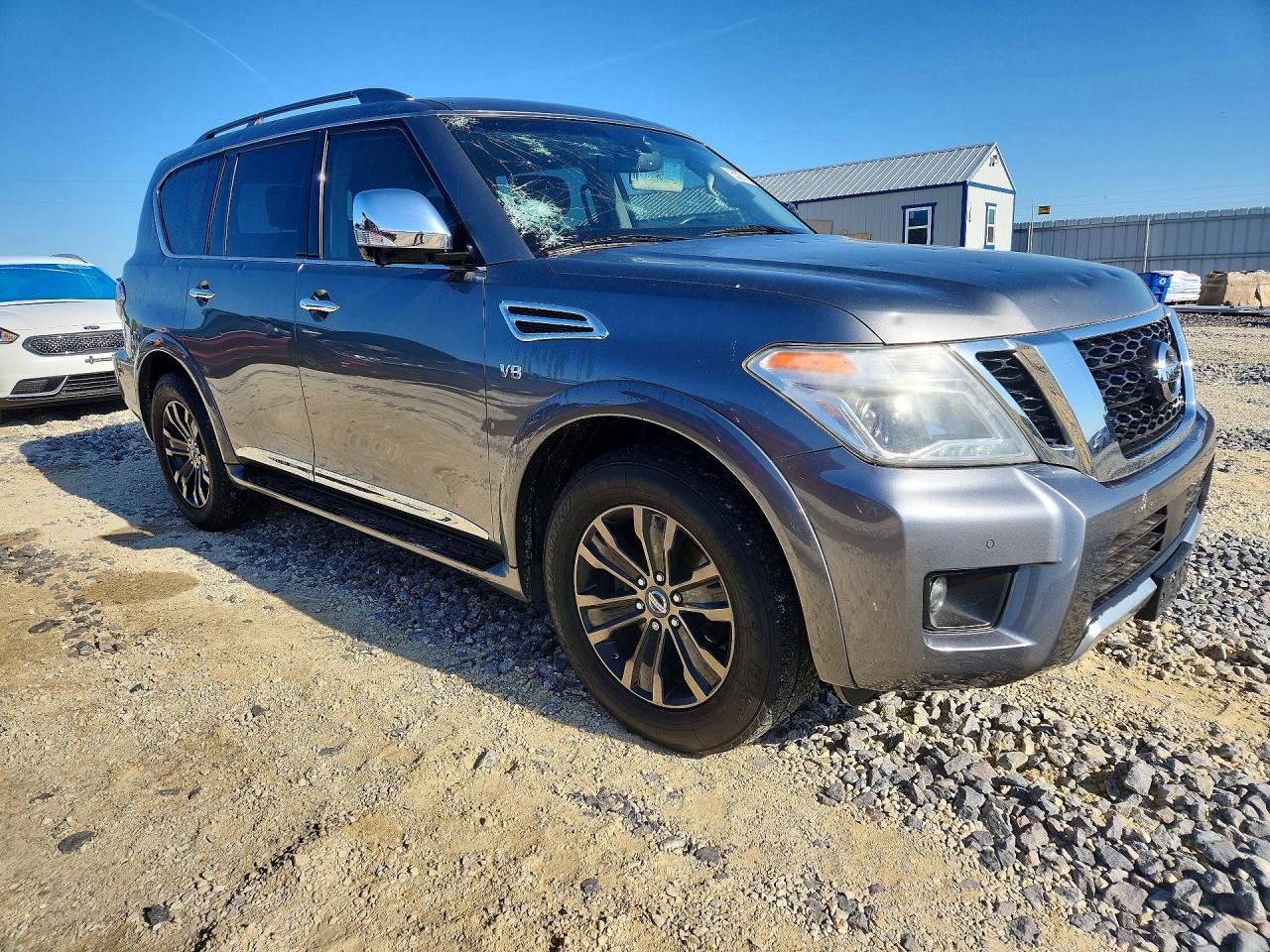 2017 Nissan Armada Platinum Gray vin: JN8AY2NE9H9702861