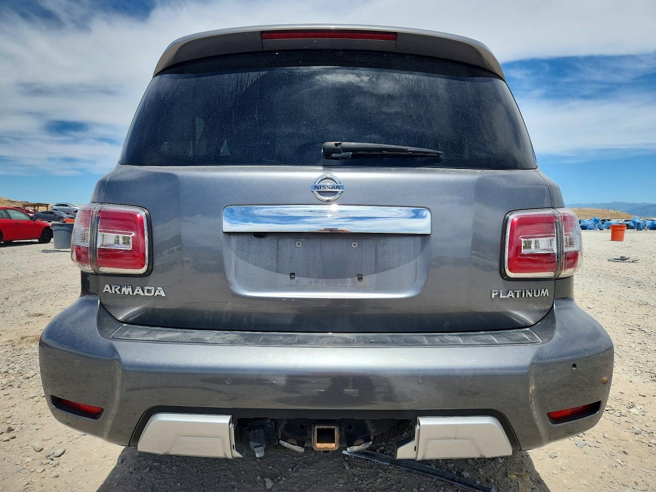 2017 Nissan Armada Platinum Gray vin: JN8AY2NEXH9705087