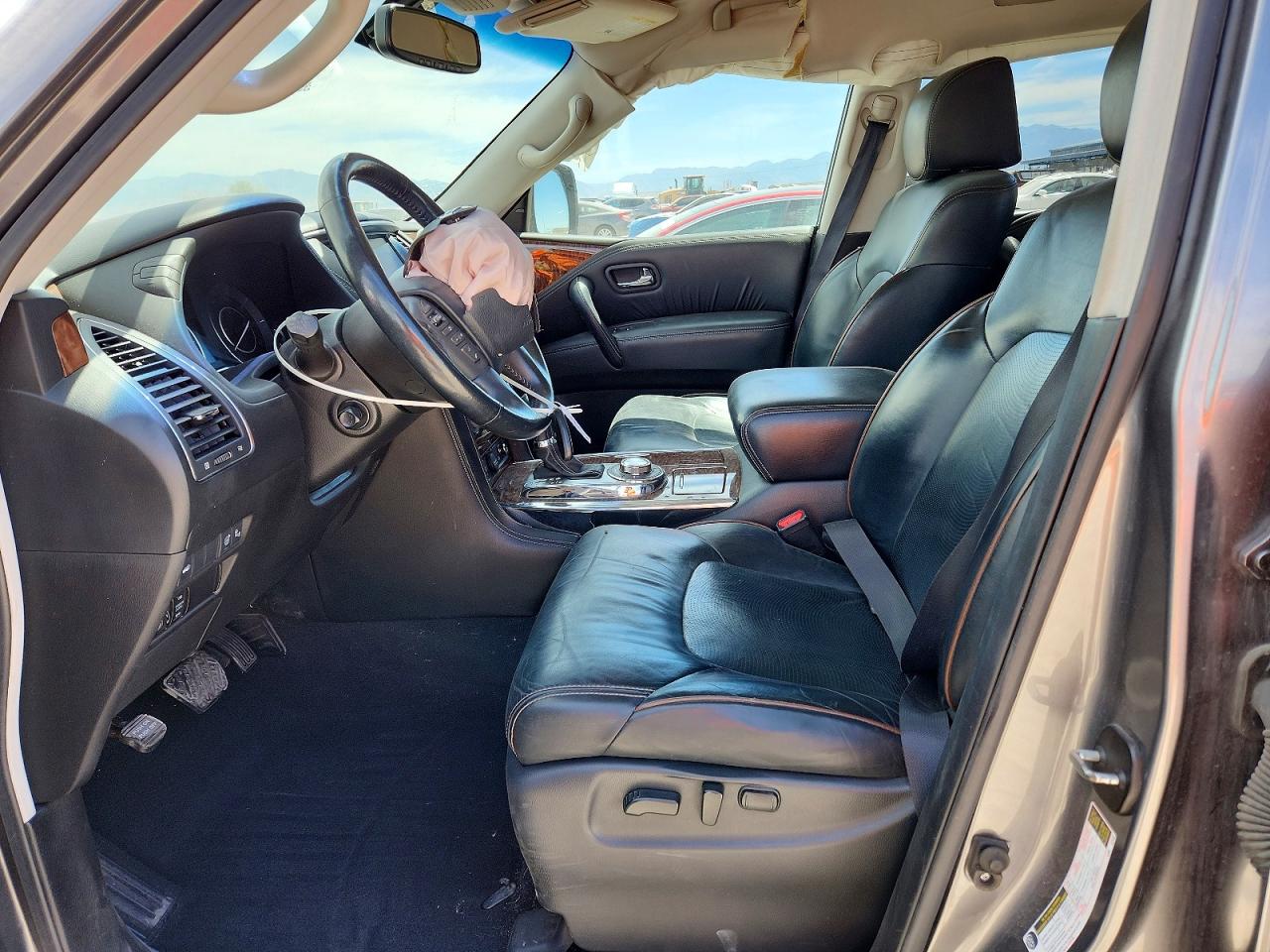2017 Nissan Armada Platinum Gray vin: JN8AY2NEXH9705087