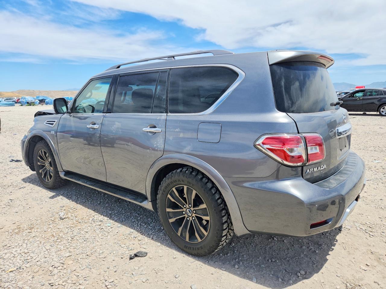 2017 Nissan Armada Platinum Gray vin: JN8AY2NEXH9705087