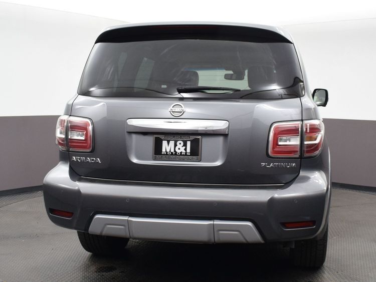 2017 Nissan Armada Platinum Серый vin: JN8AY2NF3H9300570