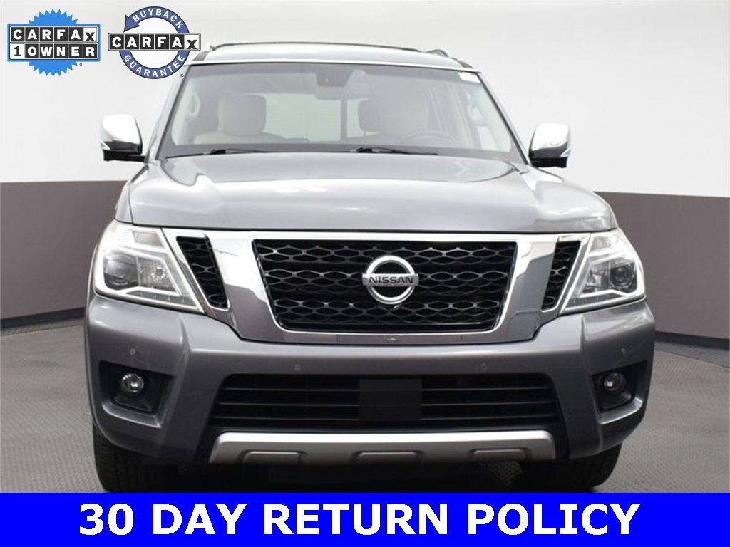 2017 Nissan Armada Platinum Серый vin: JN8AY2NF3H9300570
